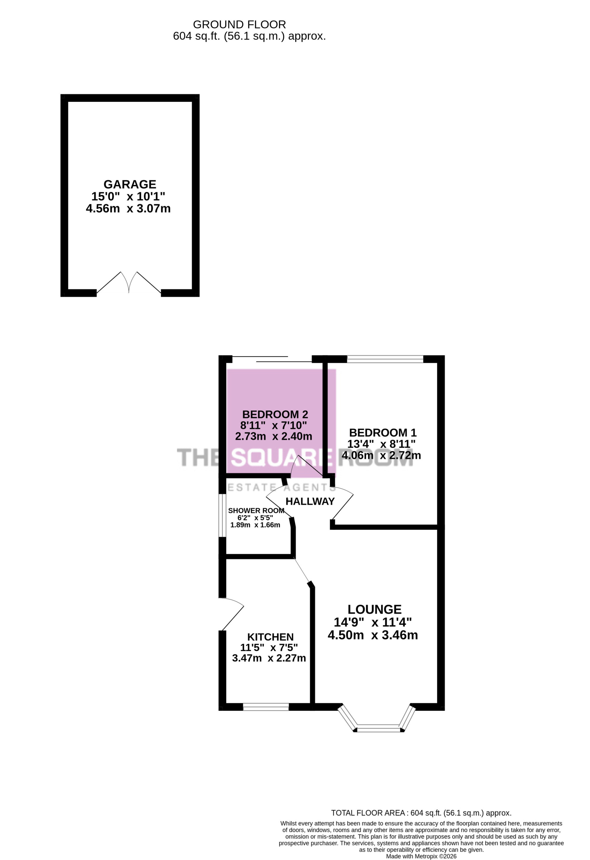 4, Gordale Close, Blackpool floorplan