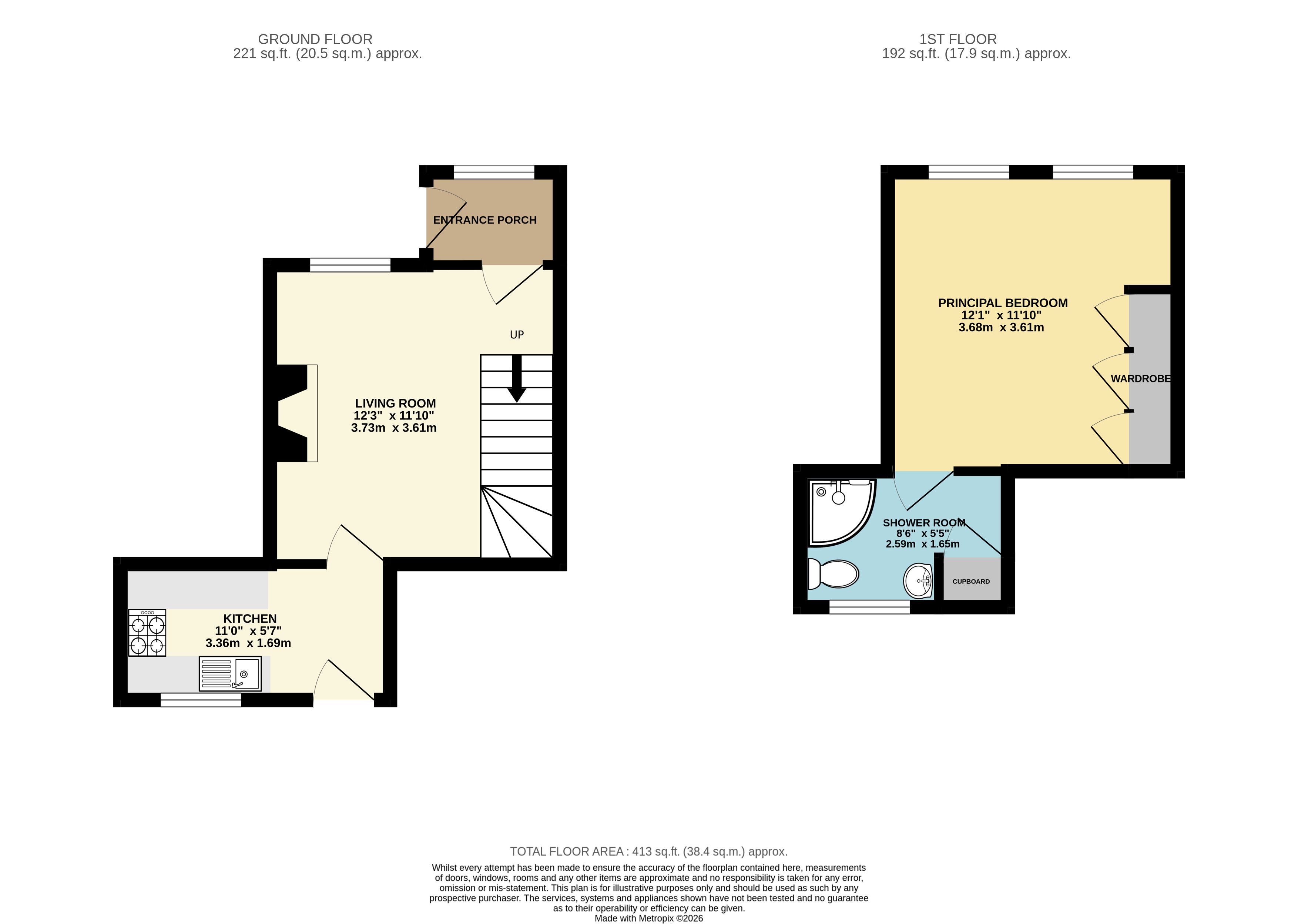 1 Le Val, Le Val, Alderney floorplan
