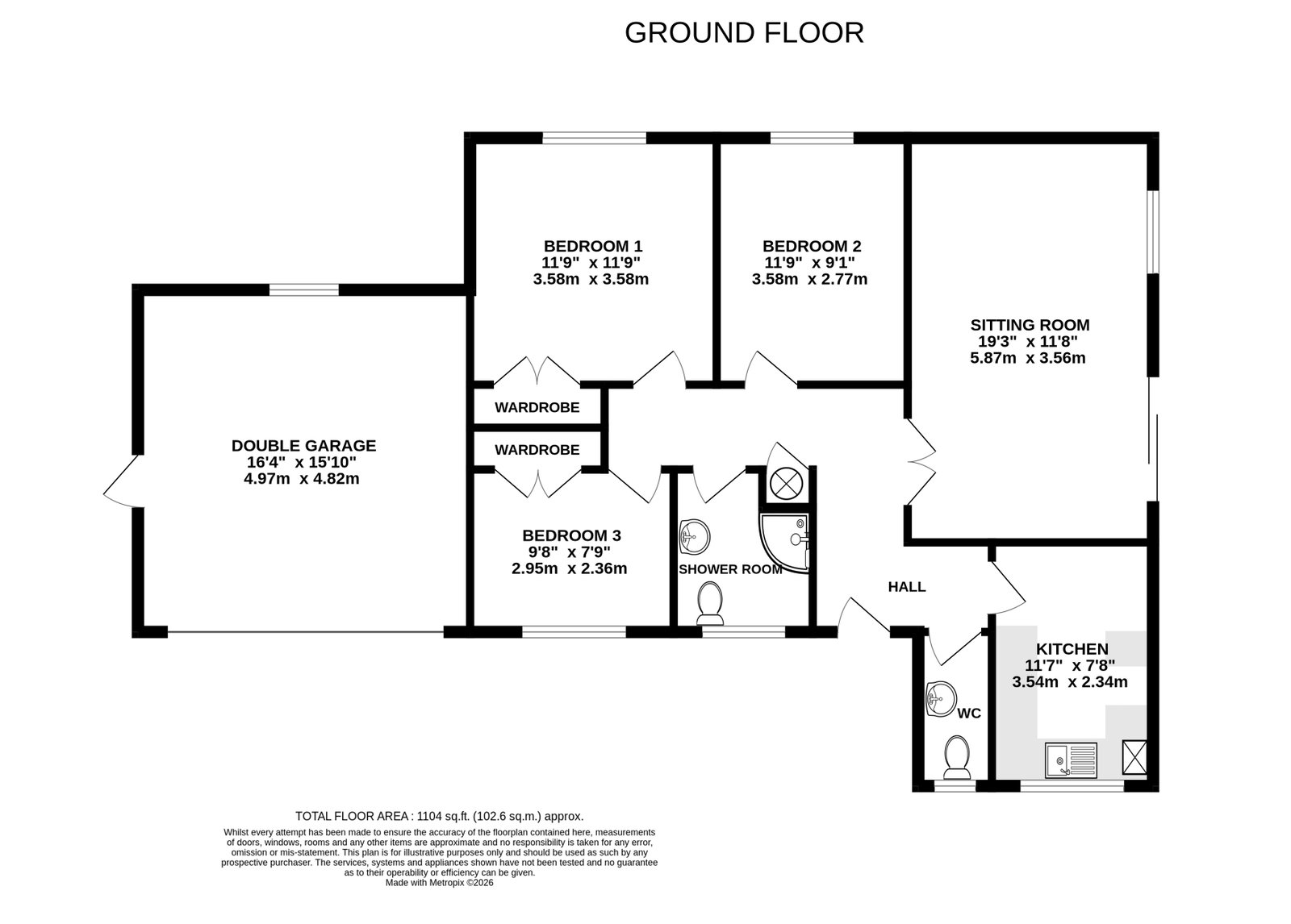 Cherry Tree Close, Bromyard floorplan