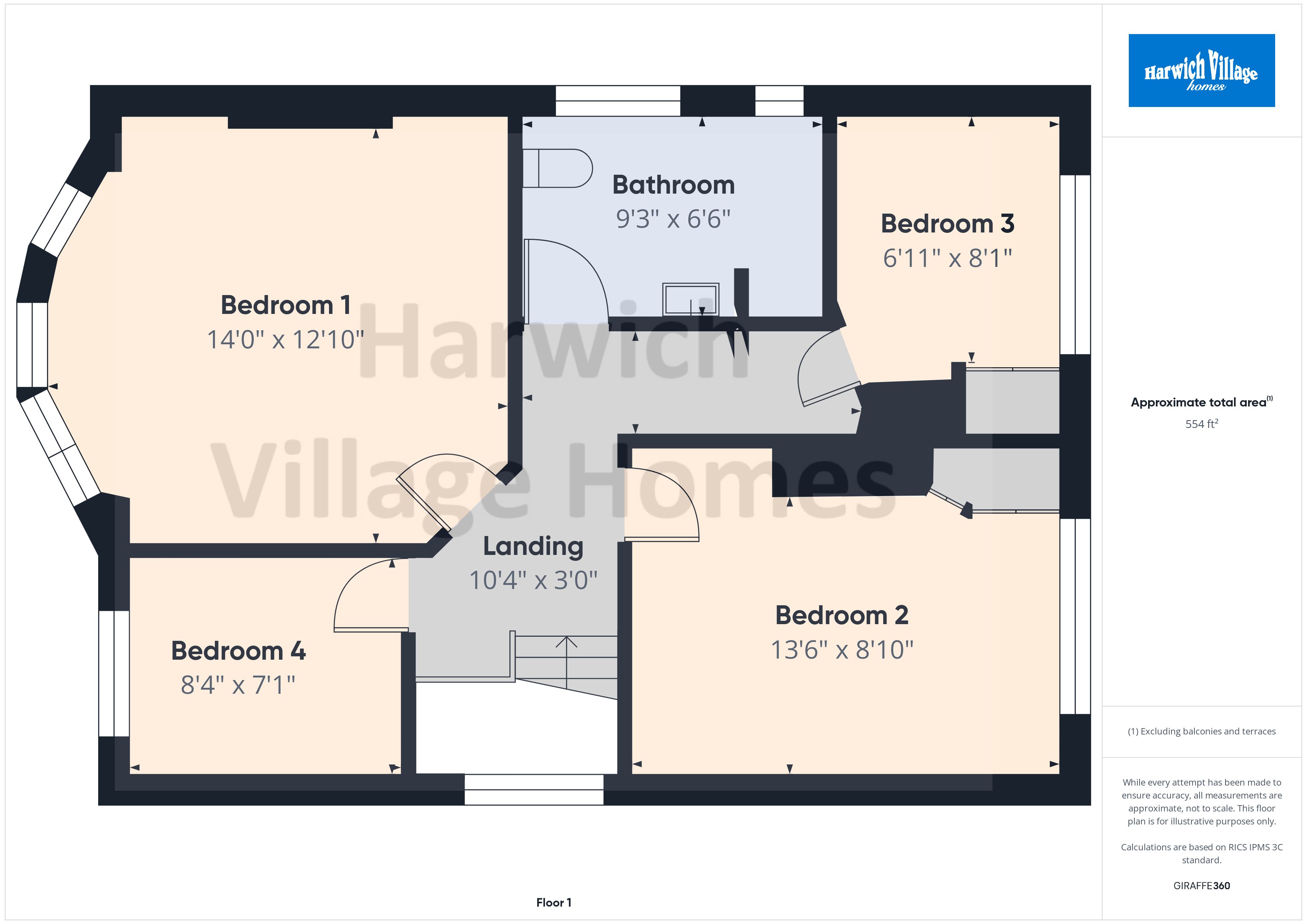 16, St. Georges Avenue, Essex floorplan