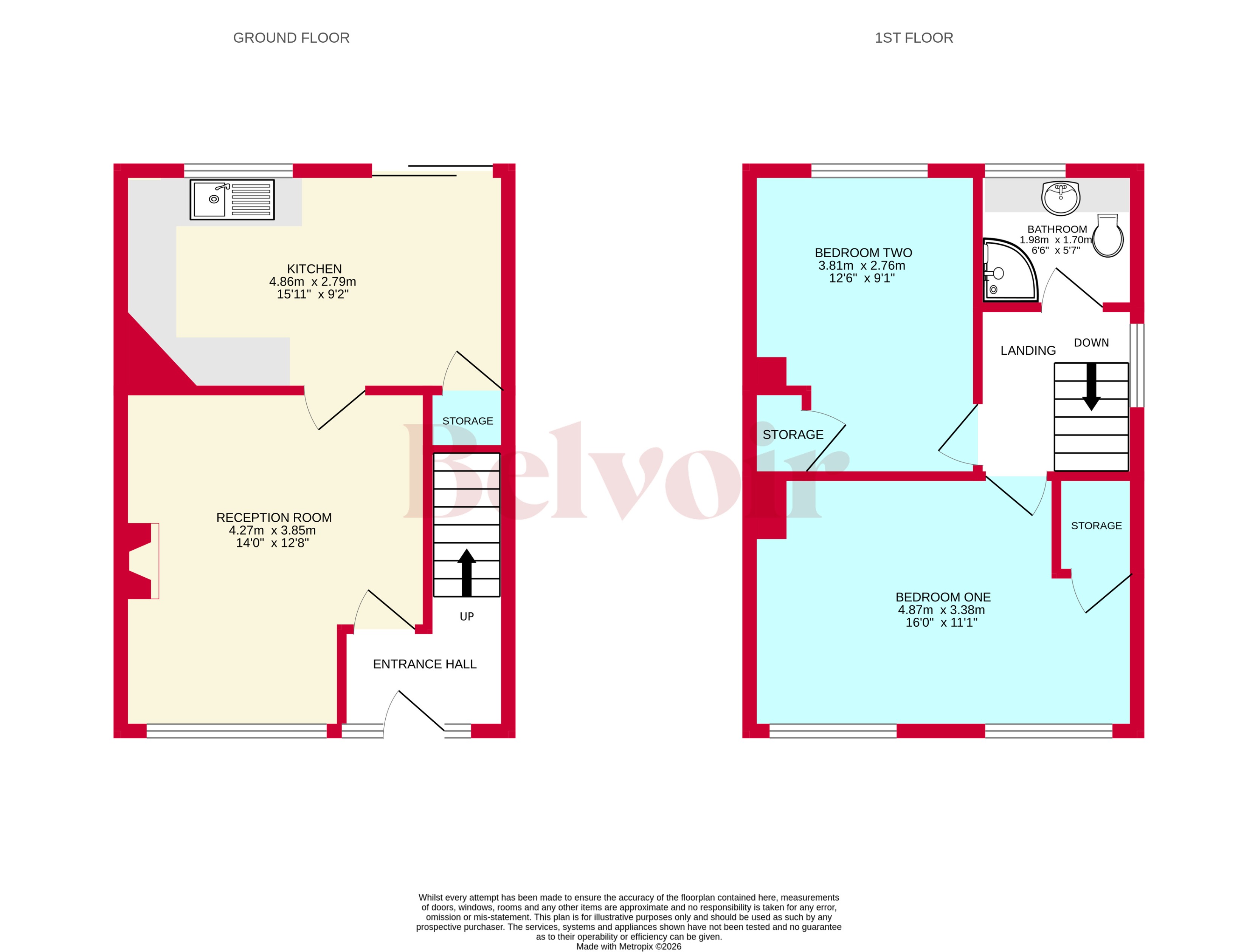 11, Belper Road, Walsall floorplan