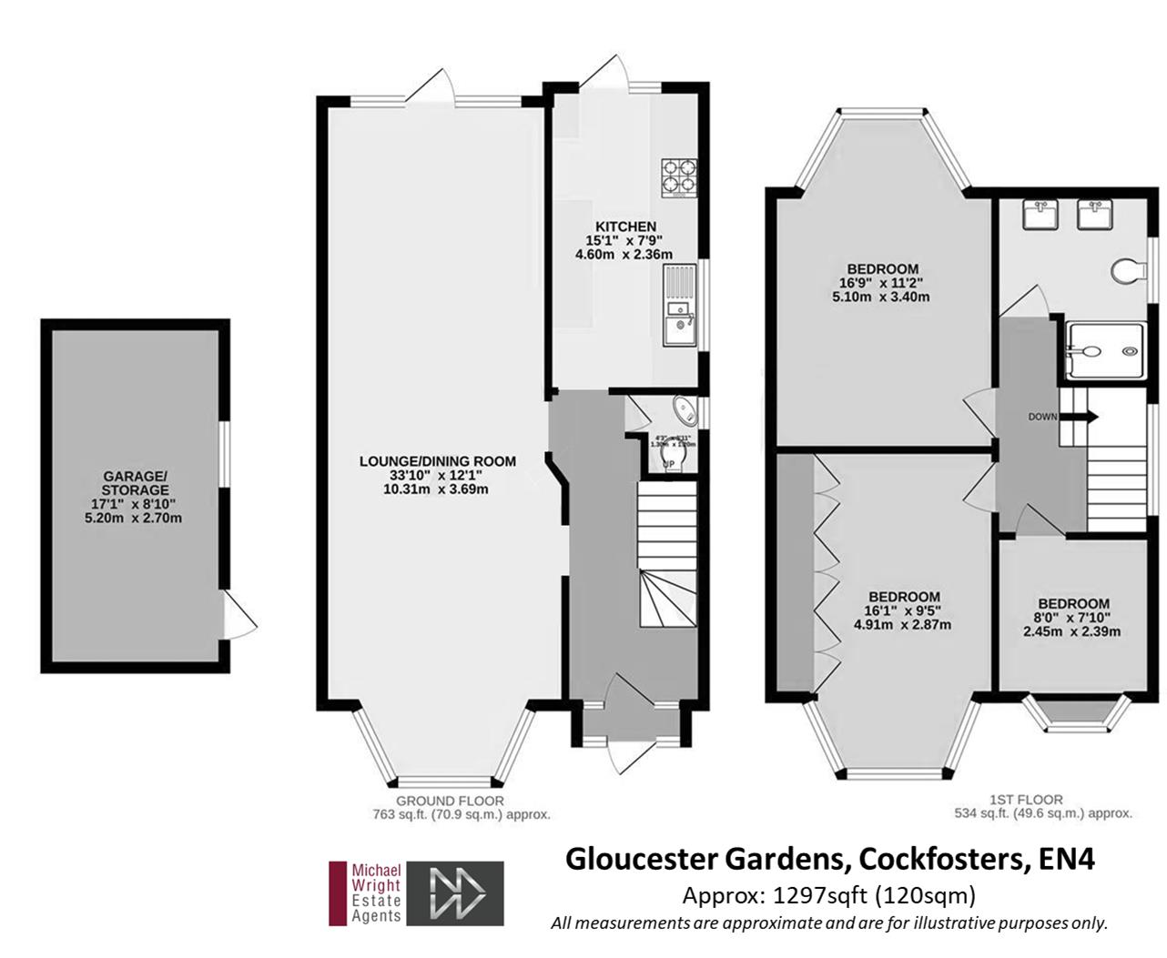 18, Gloucester Gardens, Barnet floorplan