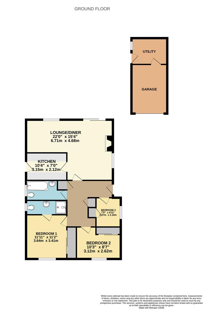 9, Kestrel Drive, Worcester floorplan