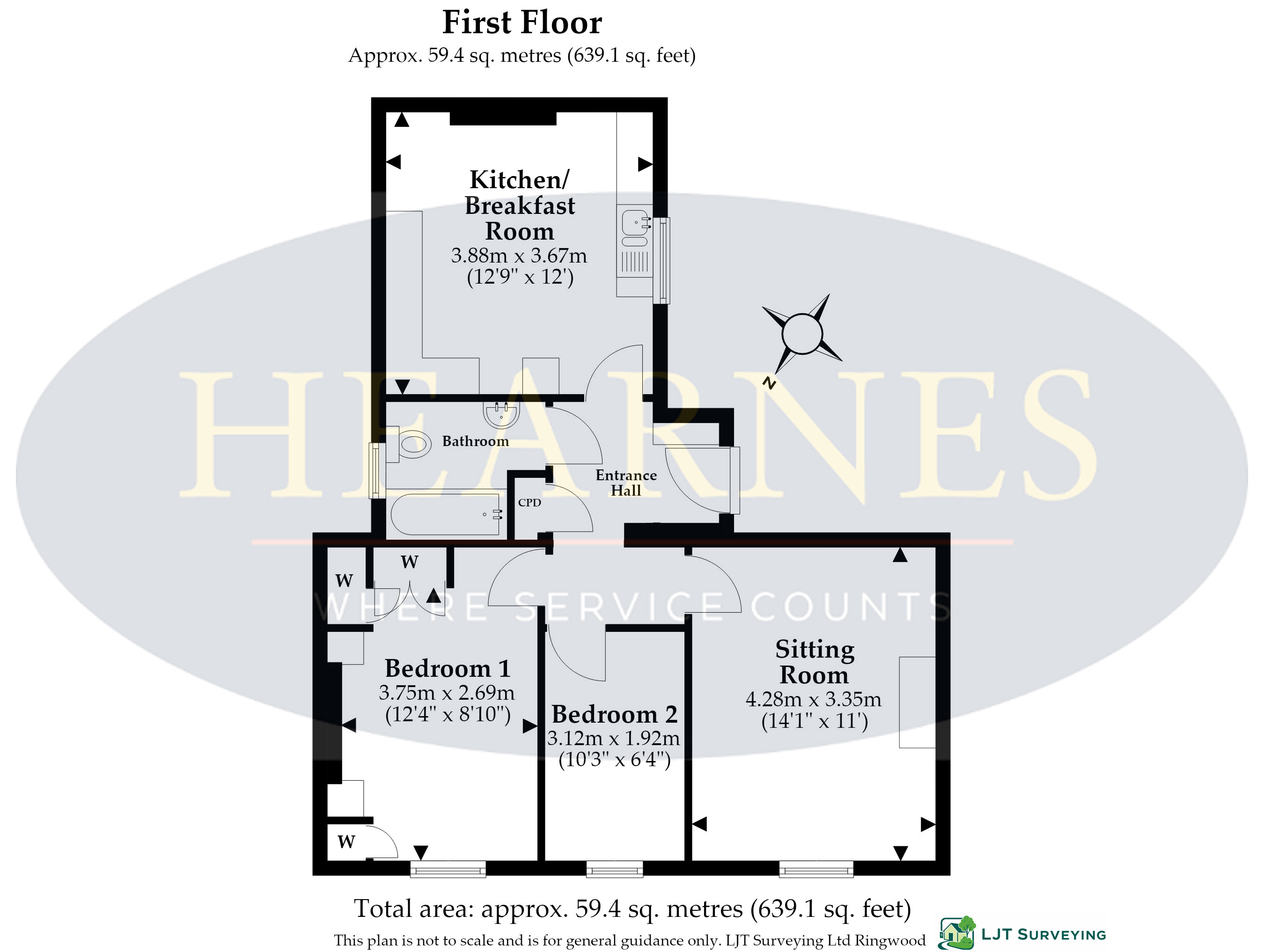 Flat 20b, Station Road, Wimborne floorplan
