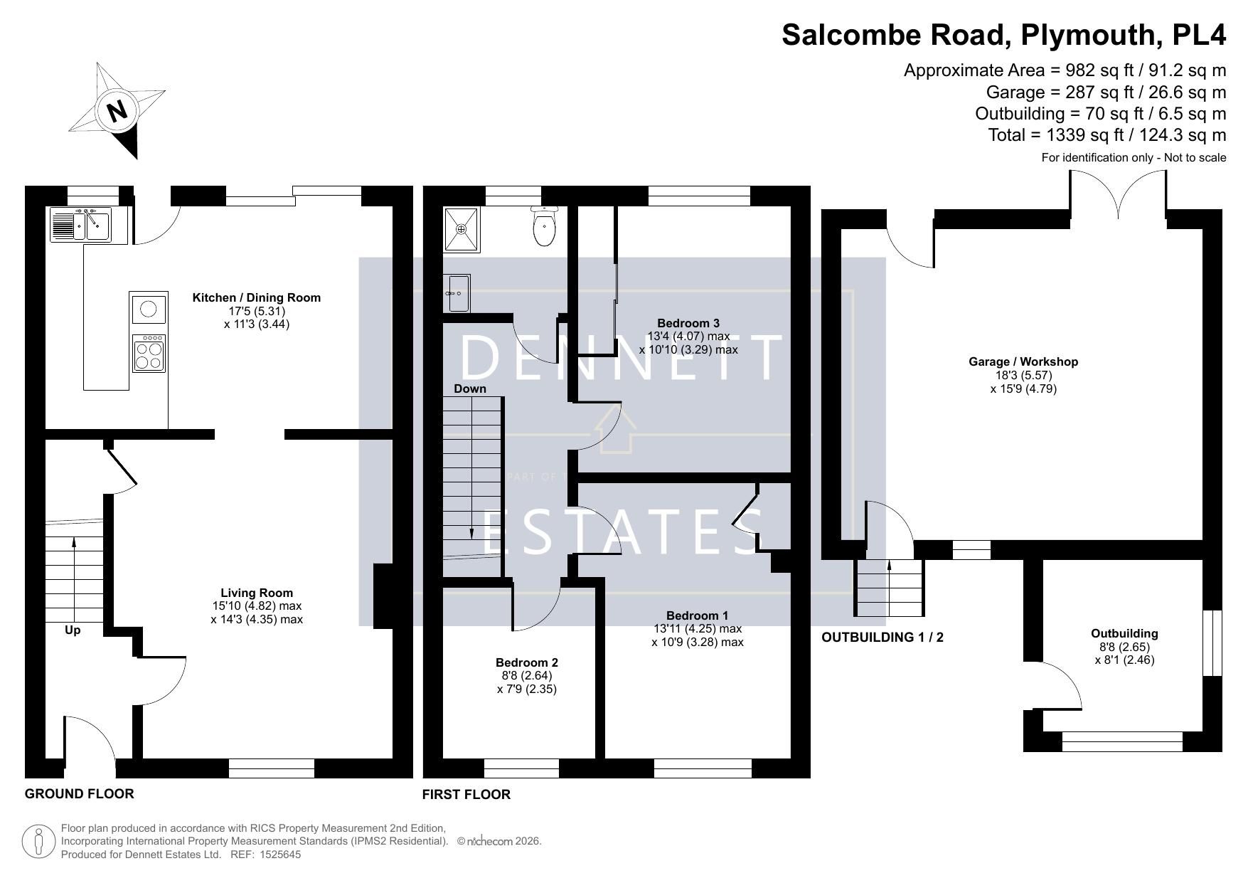 44 Salcombe Road, Plymouth floorplan