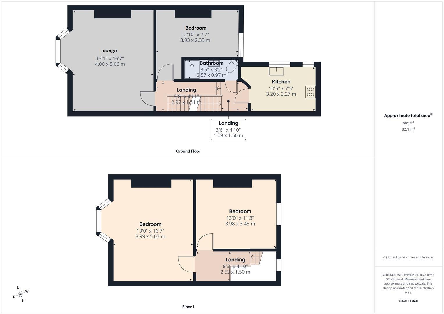 Maisonette, 14, Farm Road, HOVE floorplan