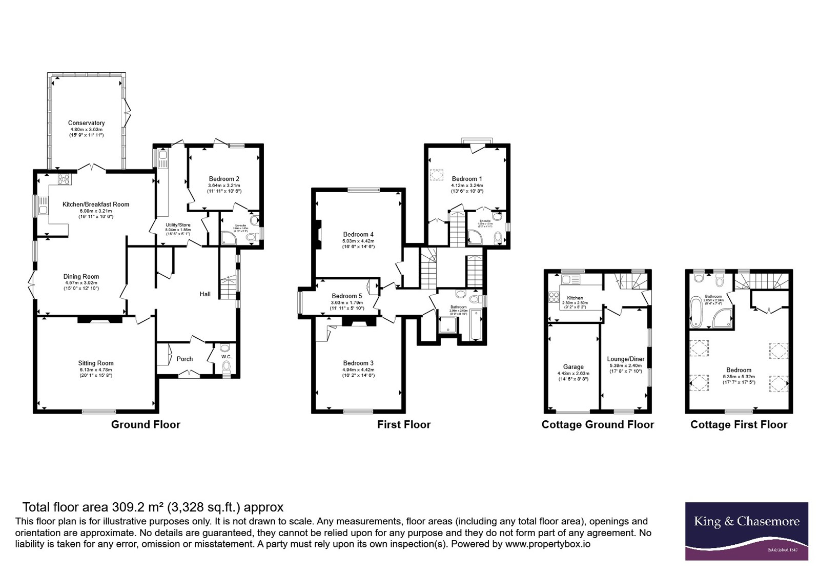Touchwood Chapel,, Peeks Brook Lane, Surrey floorplan