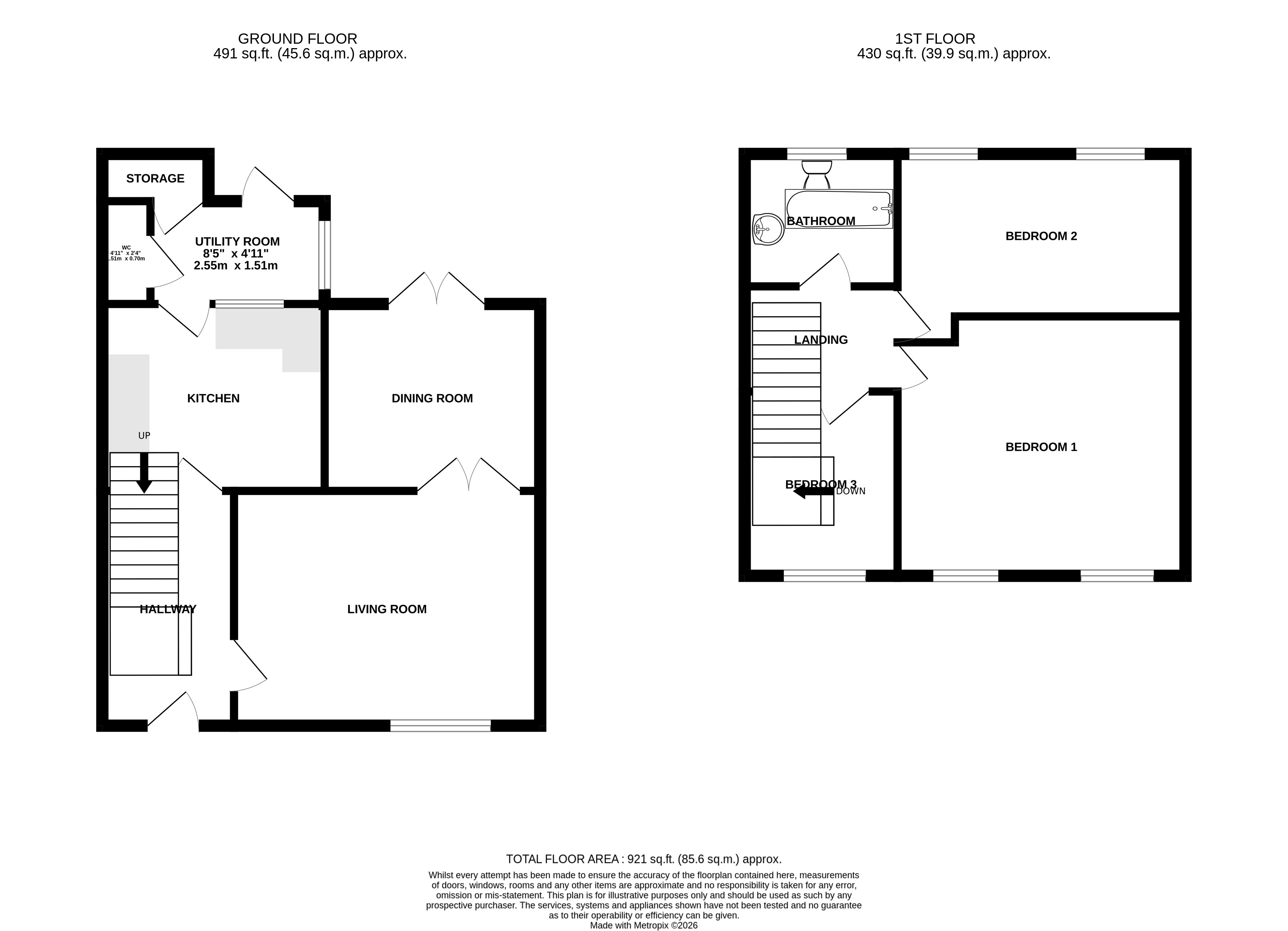 40, Hogarth Close, Newport floorplan