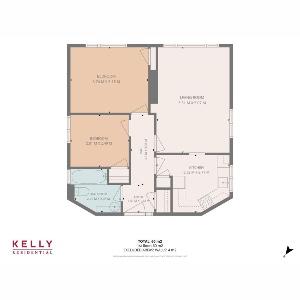 27j, Alexander Avenue, Glasgow floorplan