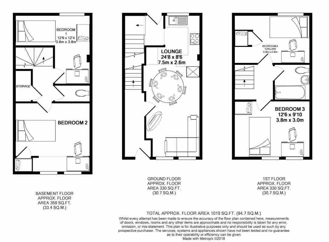 17b, Larkdale Street, Nottingham floorplan