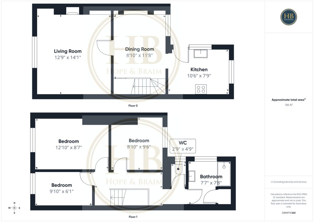 2, Station Cottages, Whitby floorplan