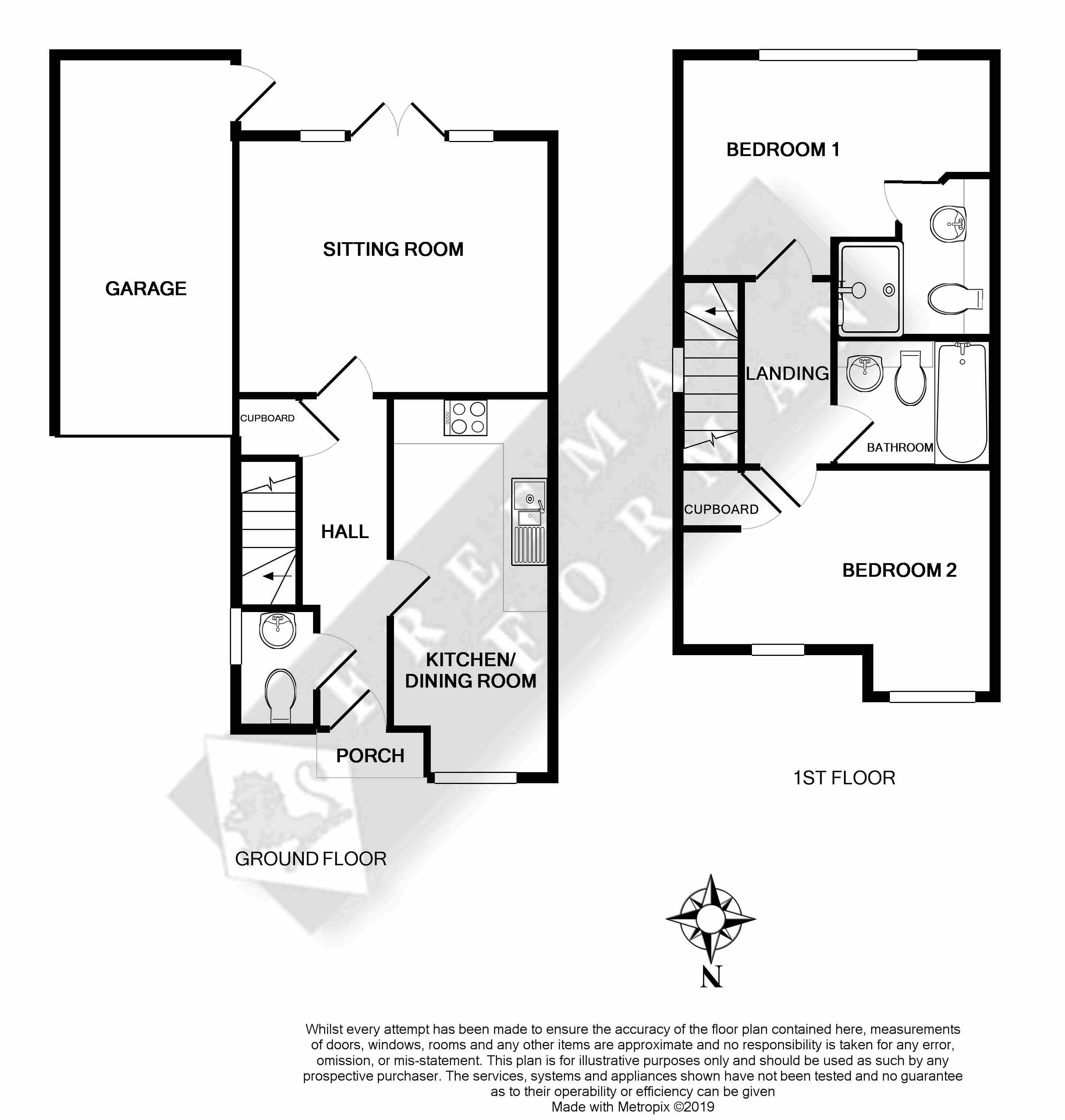 2 Bedrooms  to rent in Baxendale Way, Uckfield TN22