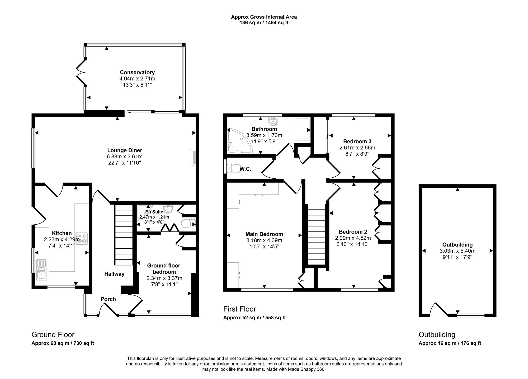 19 Rushdene, Wigan floorplan