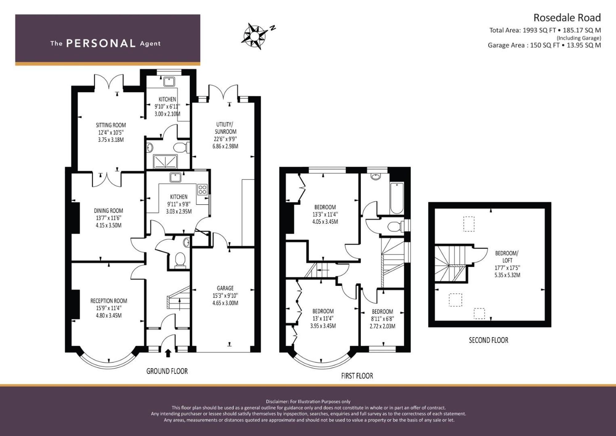 43, Rosedale Road, Stoneleigh floorplan