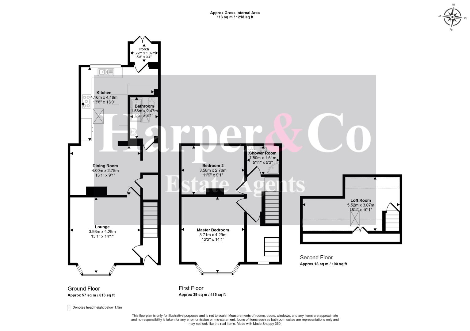 27, Downside Road, Middlesbrough floorplan