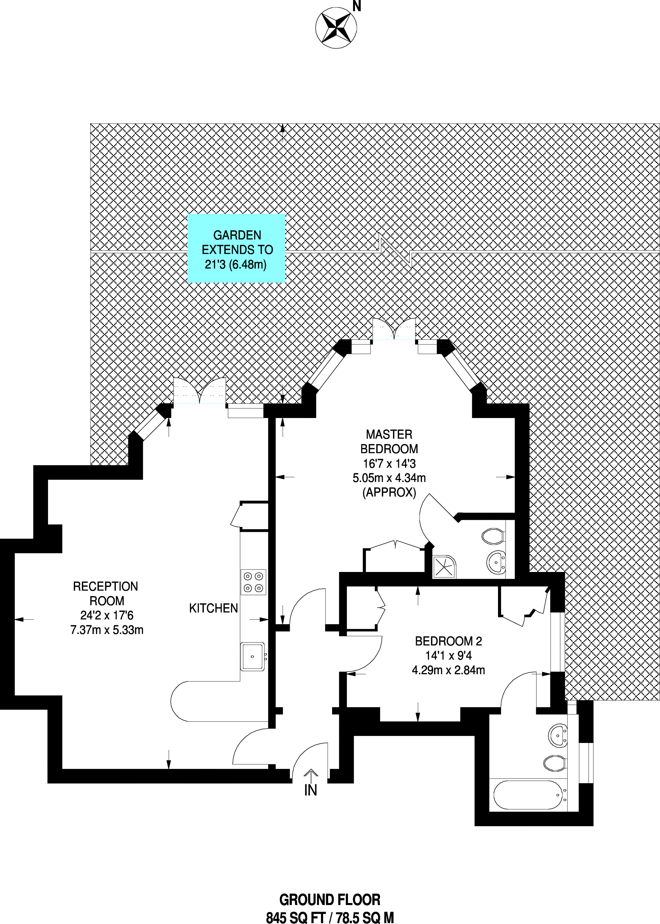 2 Bedrooms Flat to rent in Gwendolen Avenue, Putney, London SW15