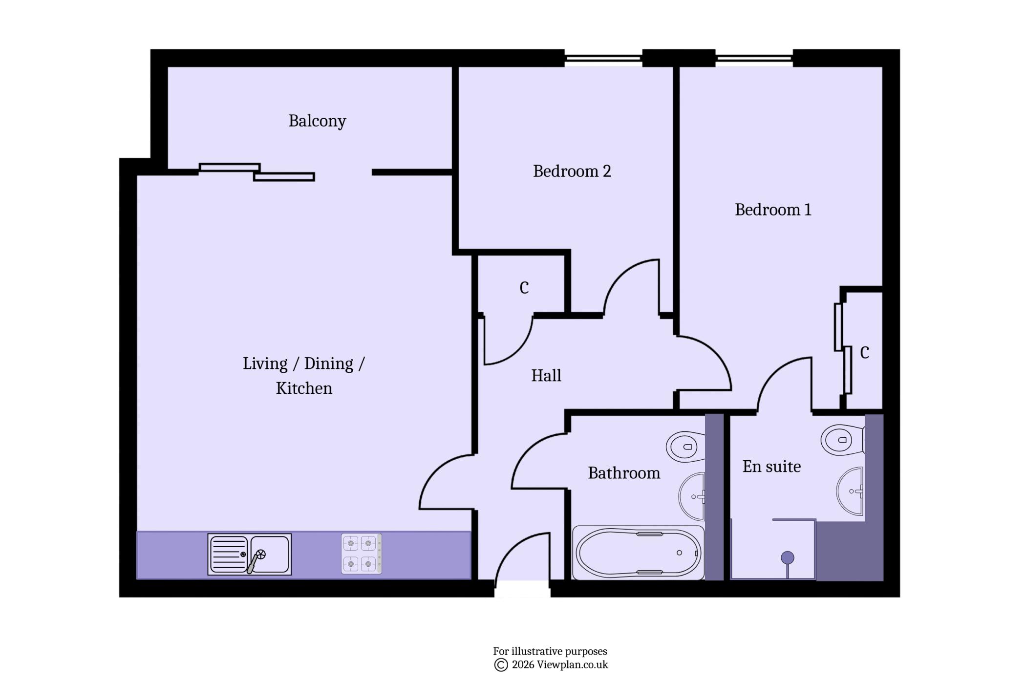 39 Davaar House, Ferry Court, Cardiff floorplan