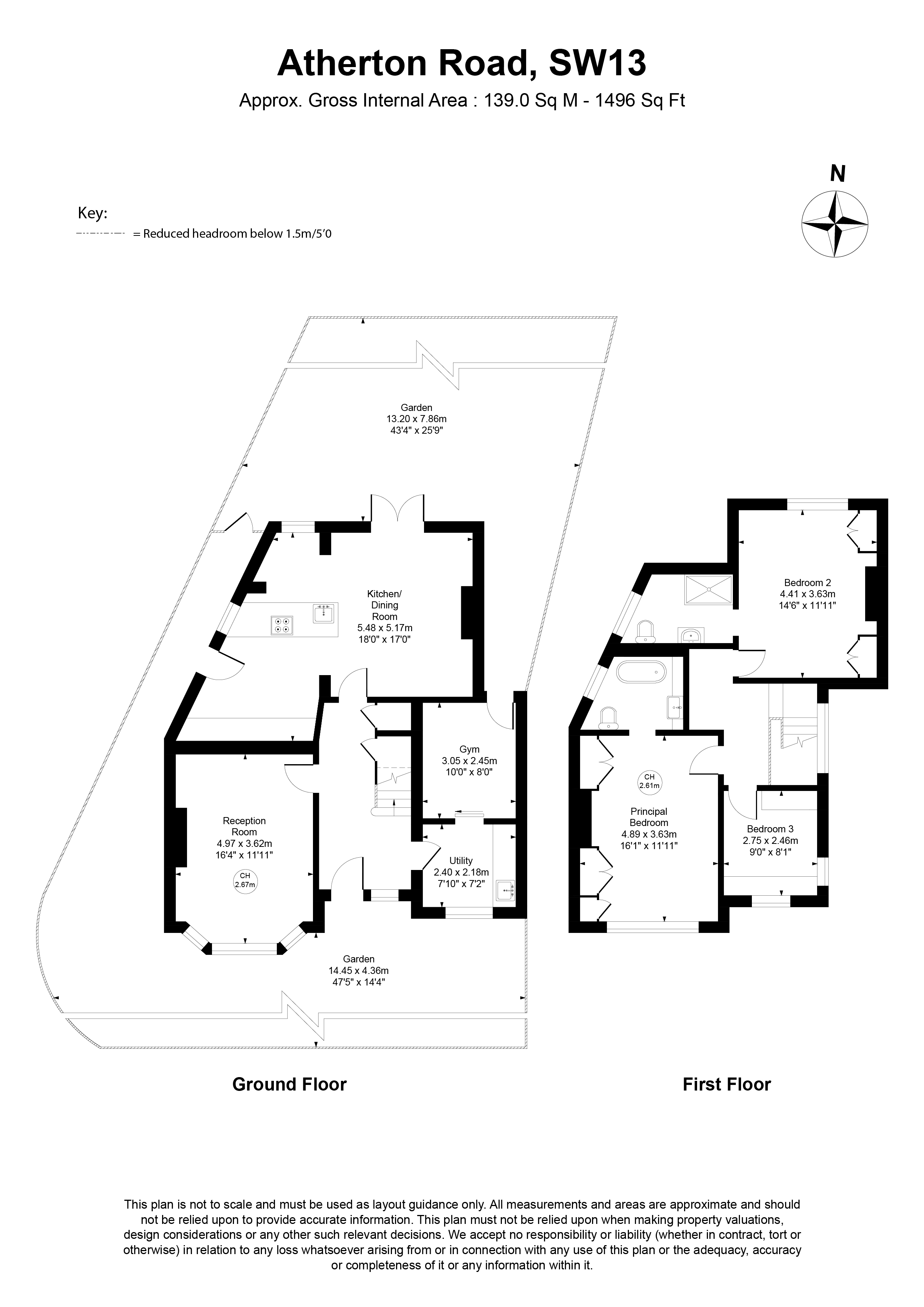 14, Atherton Road, London floorplan