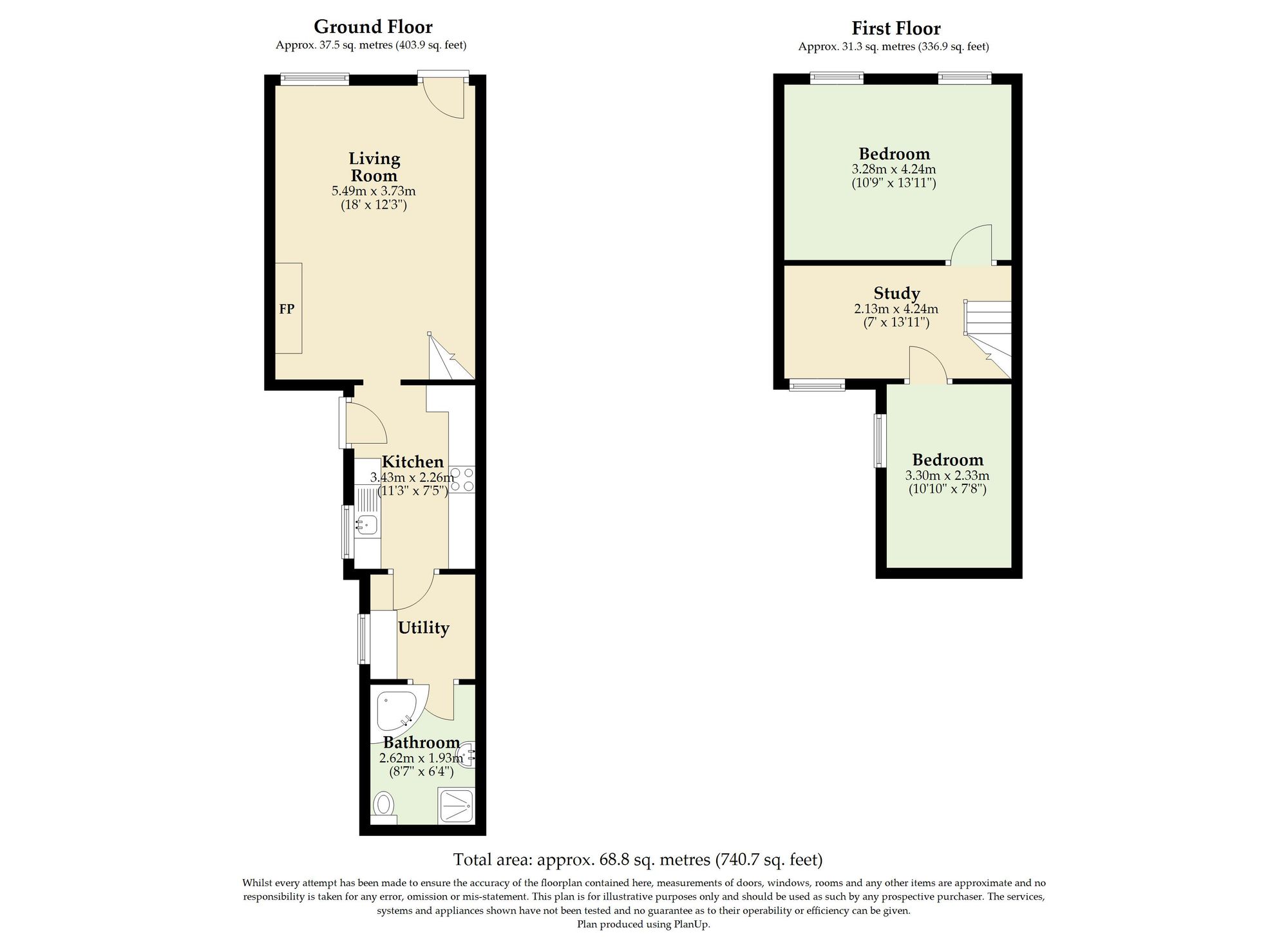 9 Beach Road, Great Yarmouth floorplan