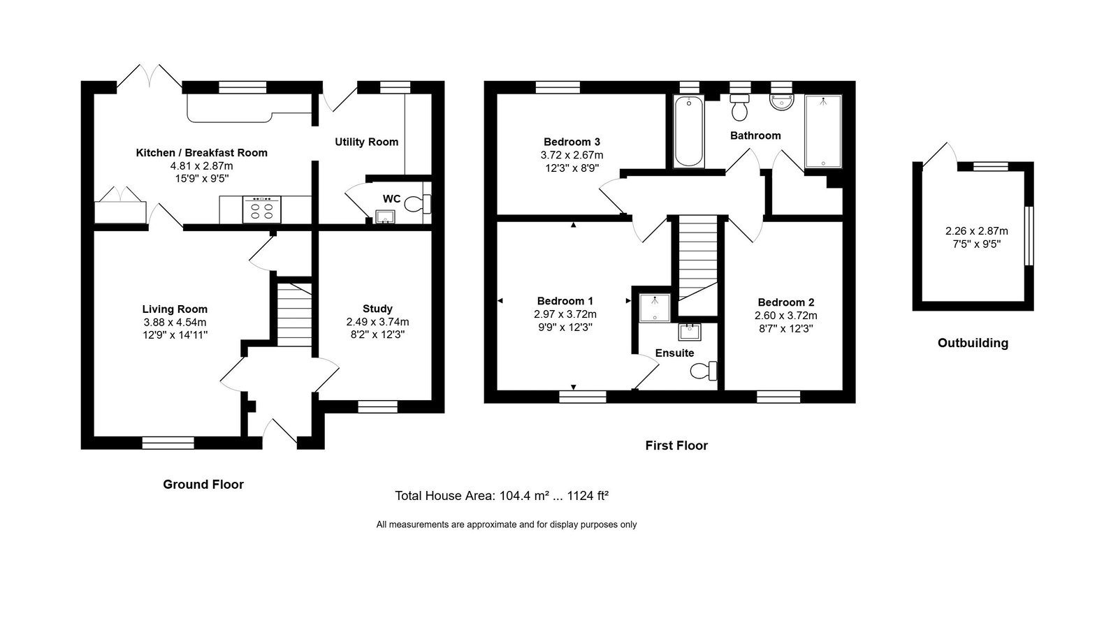 Berthas Field, Badminton floorplan