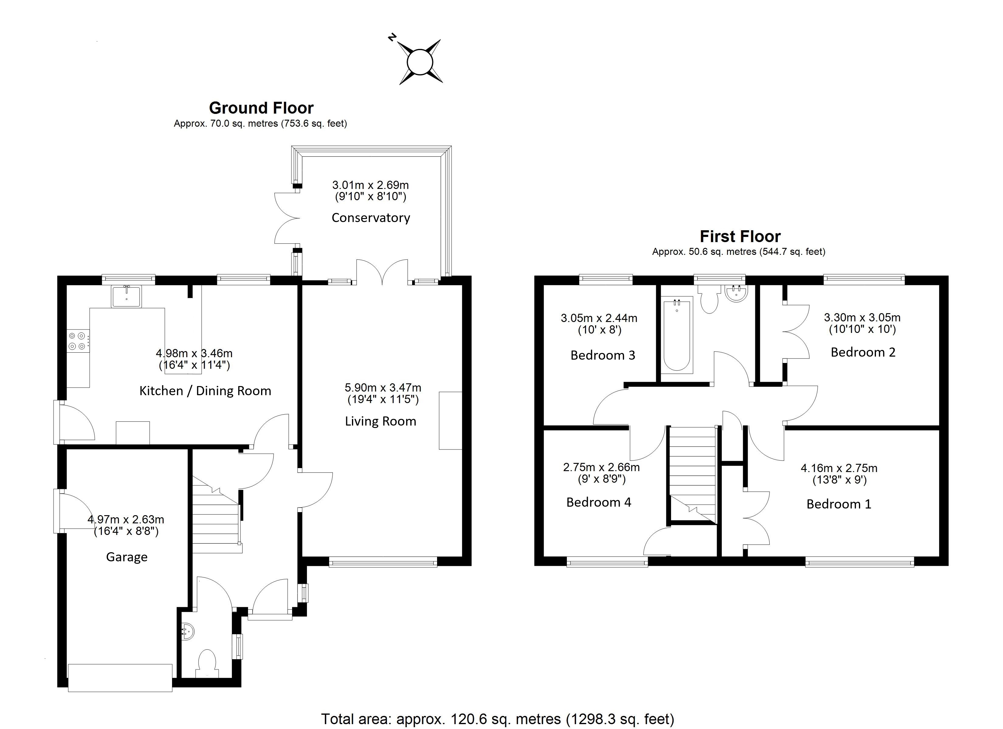 15, Dawlish Close, Hertfordshire floorplan