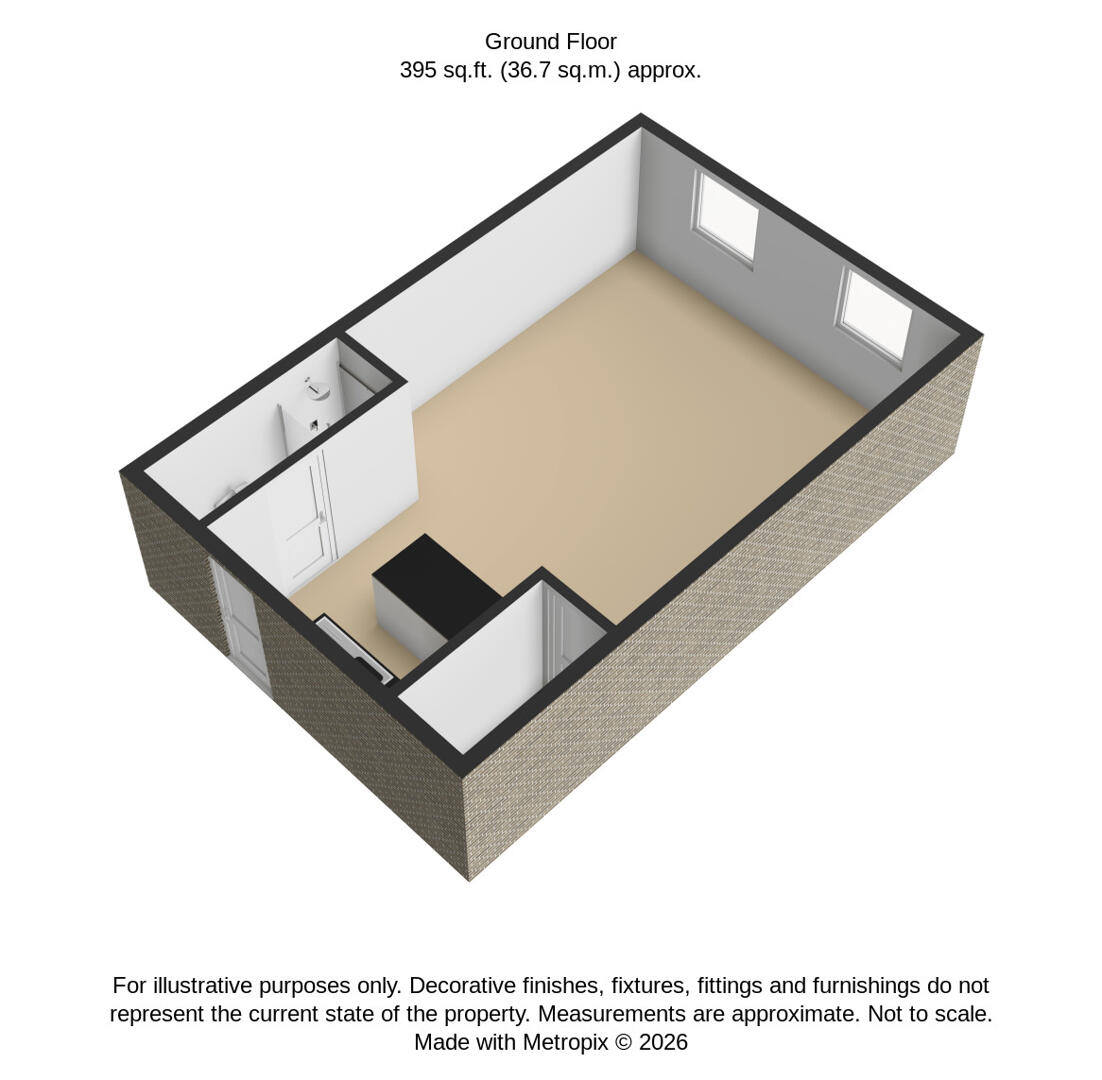 Flat 1, 1, Church Court, Rugby floorplan