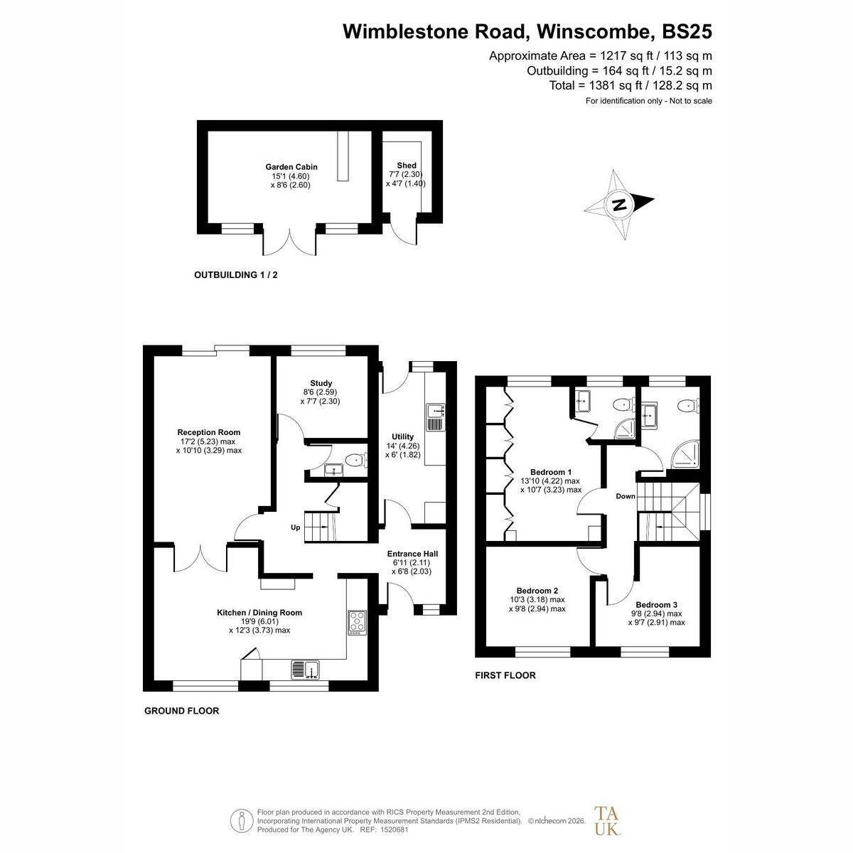 9, Wimblestone Road, Winscombe floorplan