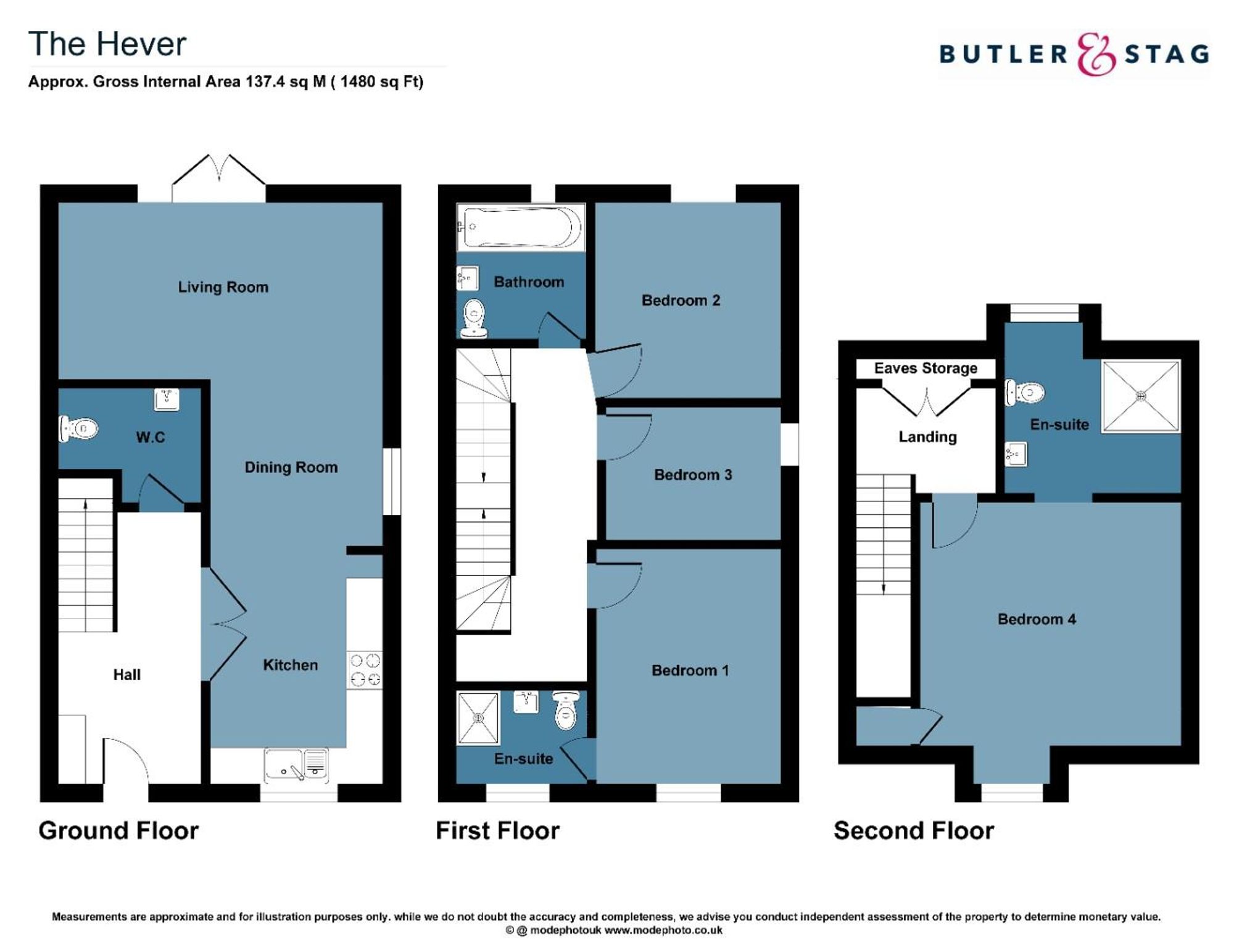 Plot 8, The Hawthorns, Ongar floorplan