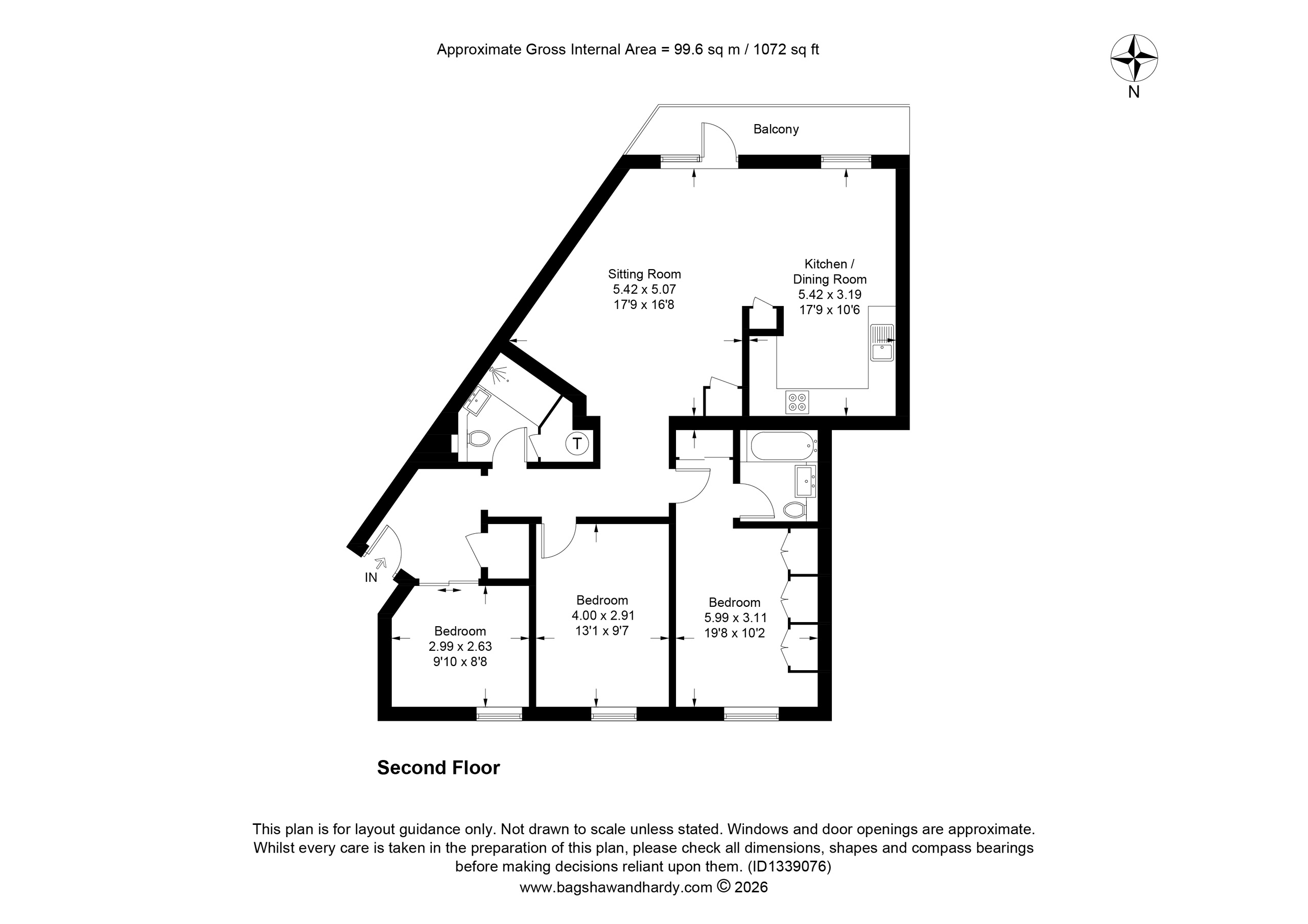 12 Clarendon Place, Sevenoaks floorplan