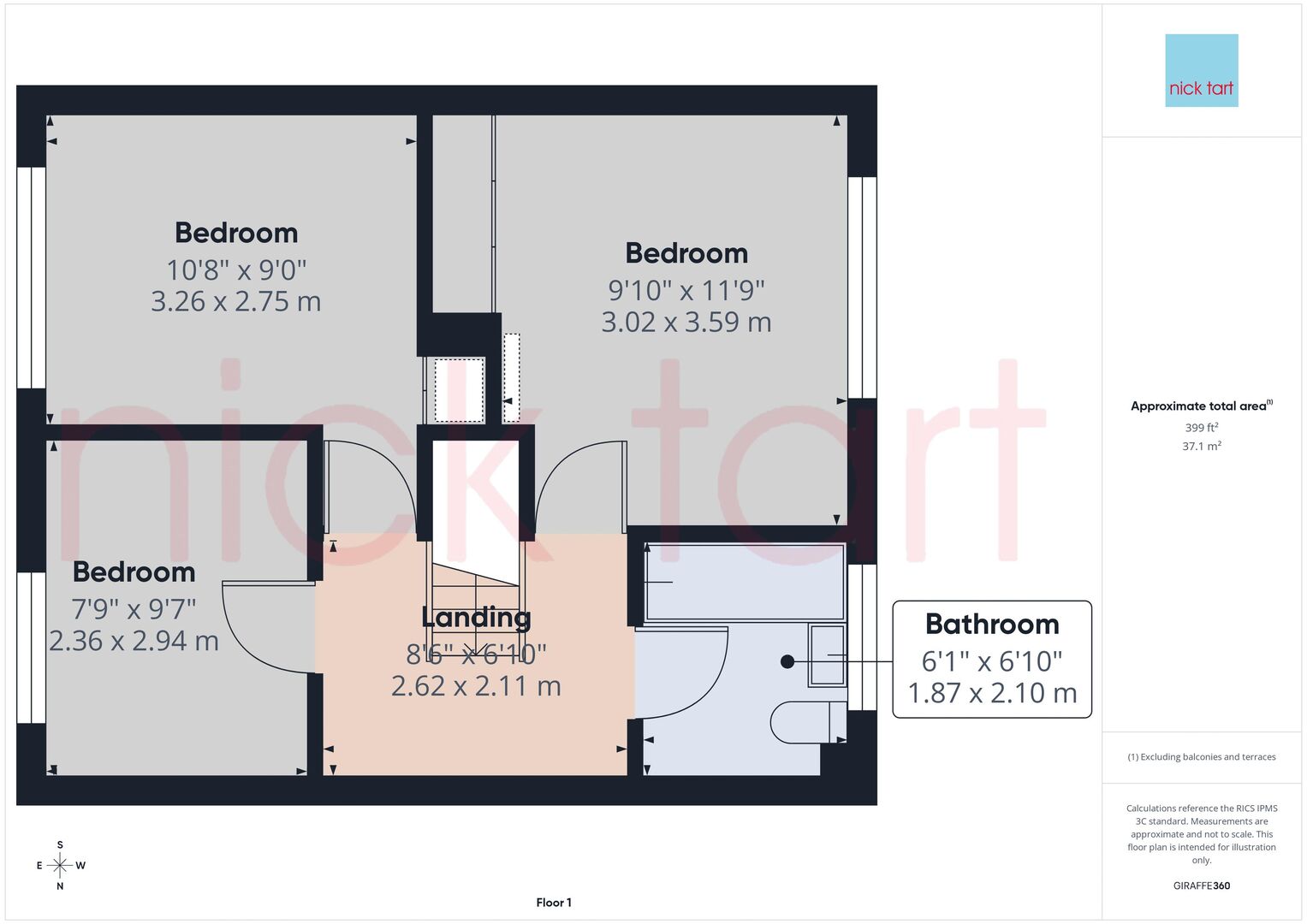 43, Penistone Close, Telford floorplan