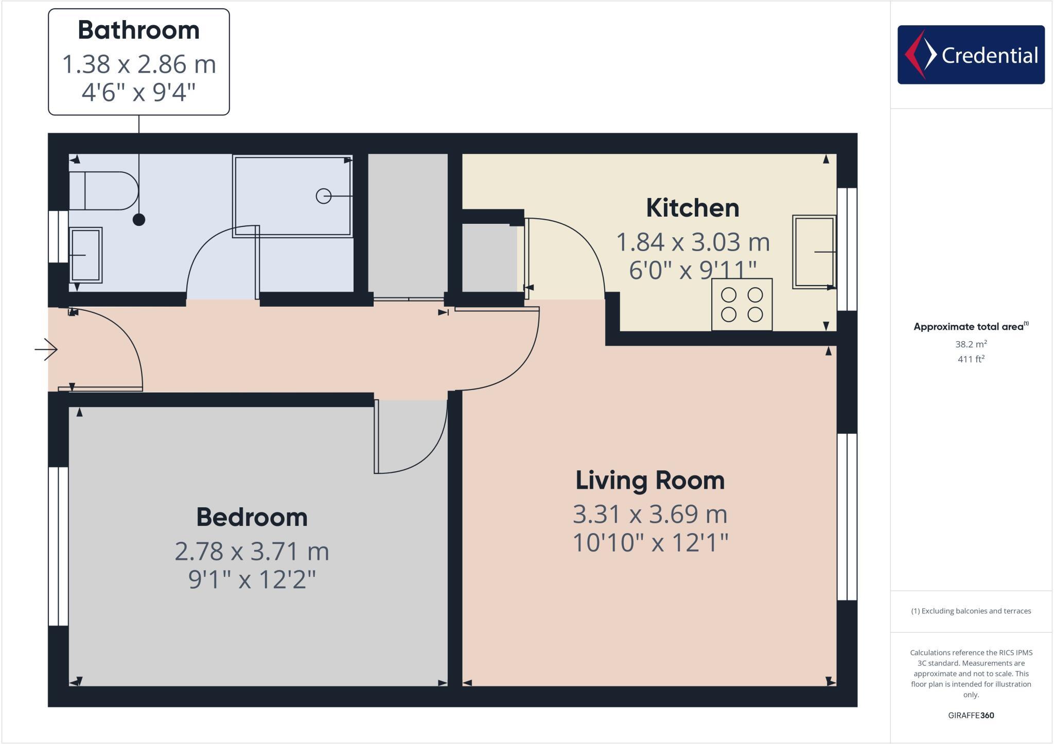 Church Lane, 170, London floorplan