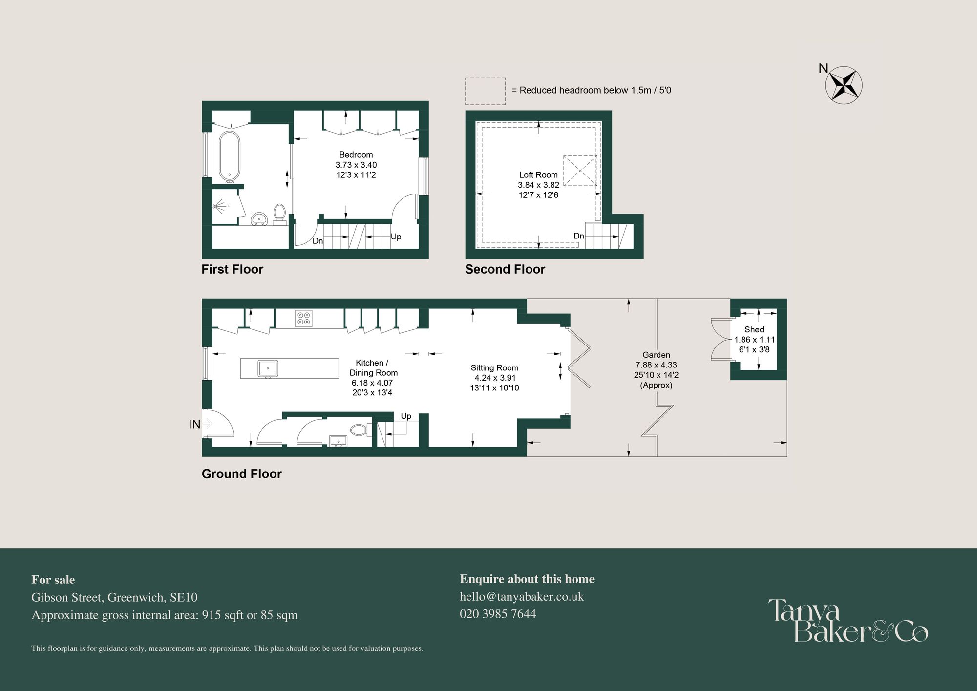 9 Gibson Street, London floorplan
