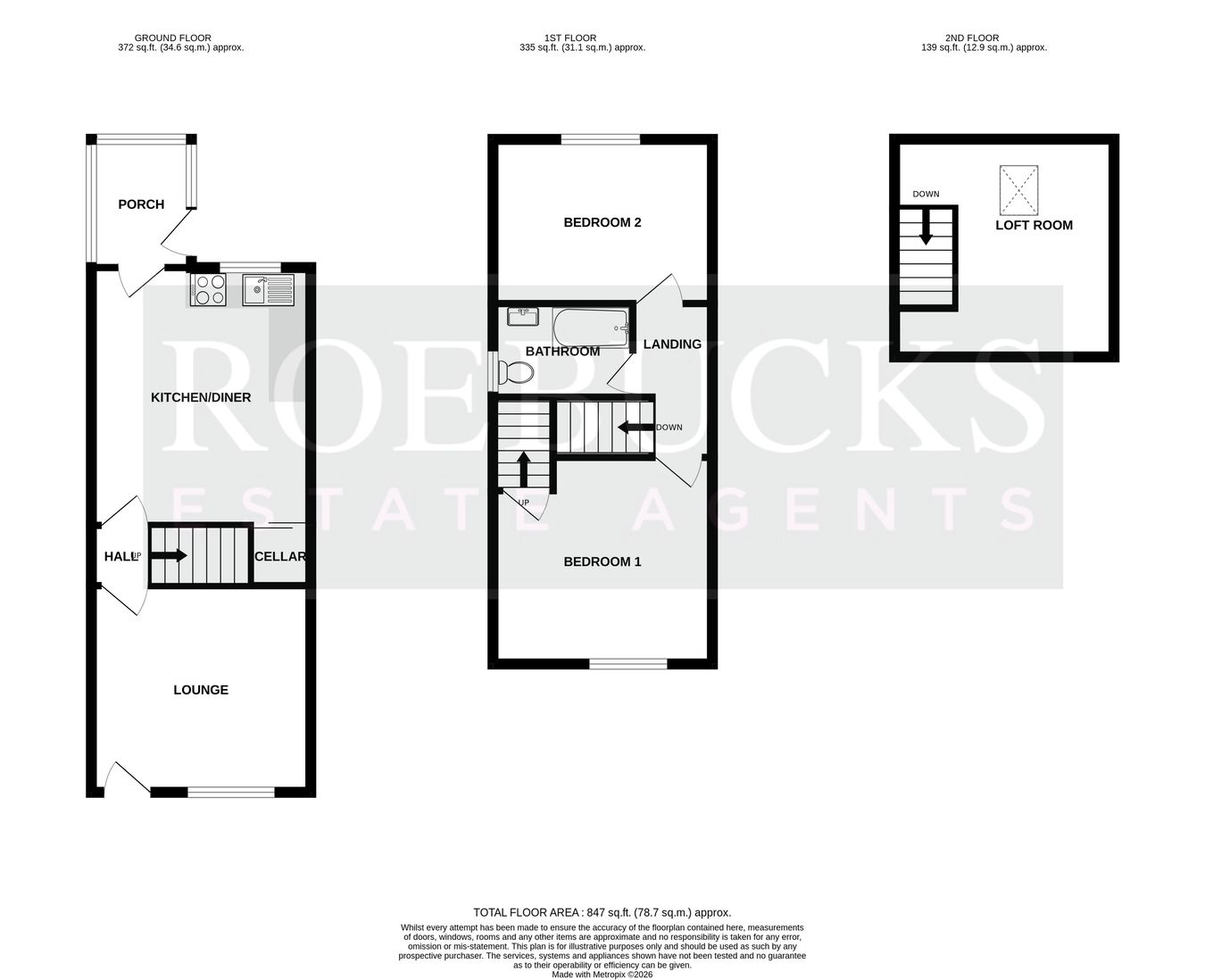 St Helens Street, Barnsley floorplan