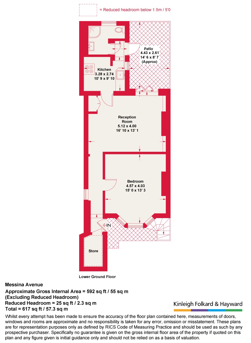 71A,, Messina Avenue, London floorplan