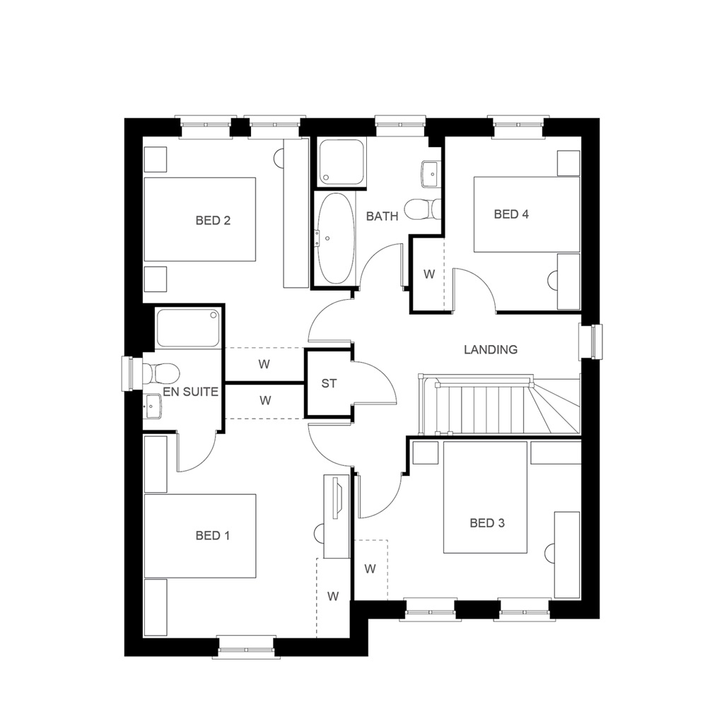 "The Holden" at Water Lane, Angmering, Littlehampton BN16, 4 bedroom