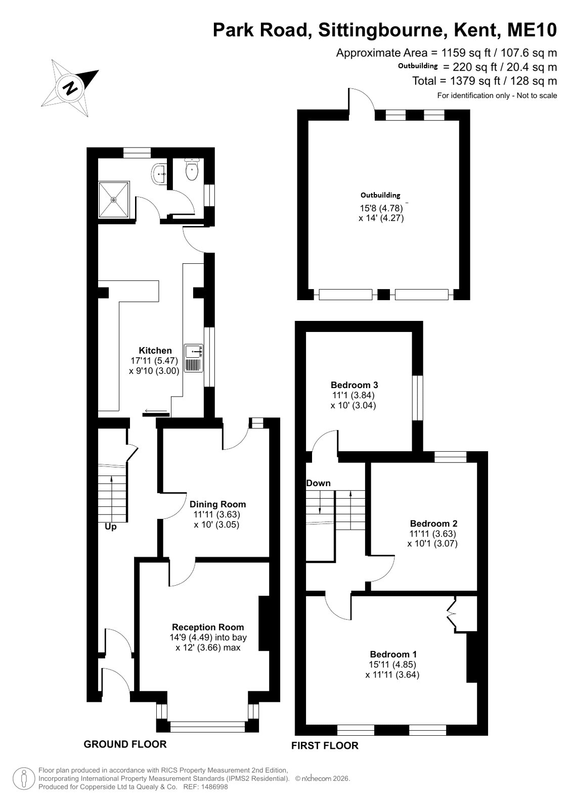 88, Park Road, Kent floorplan
