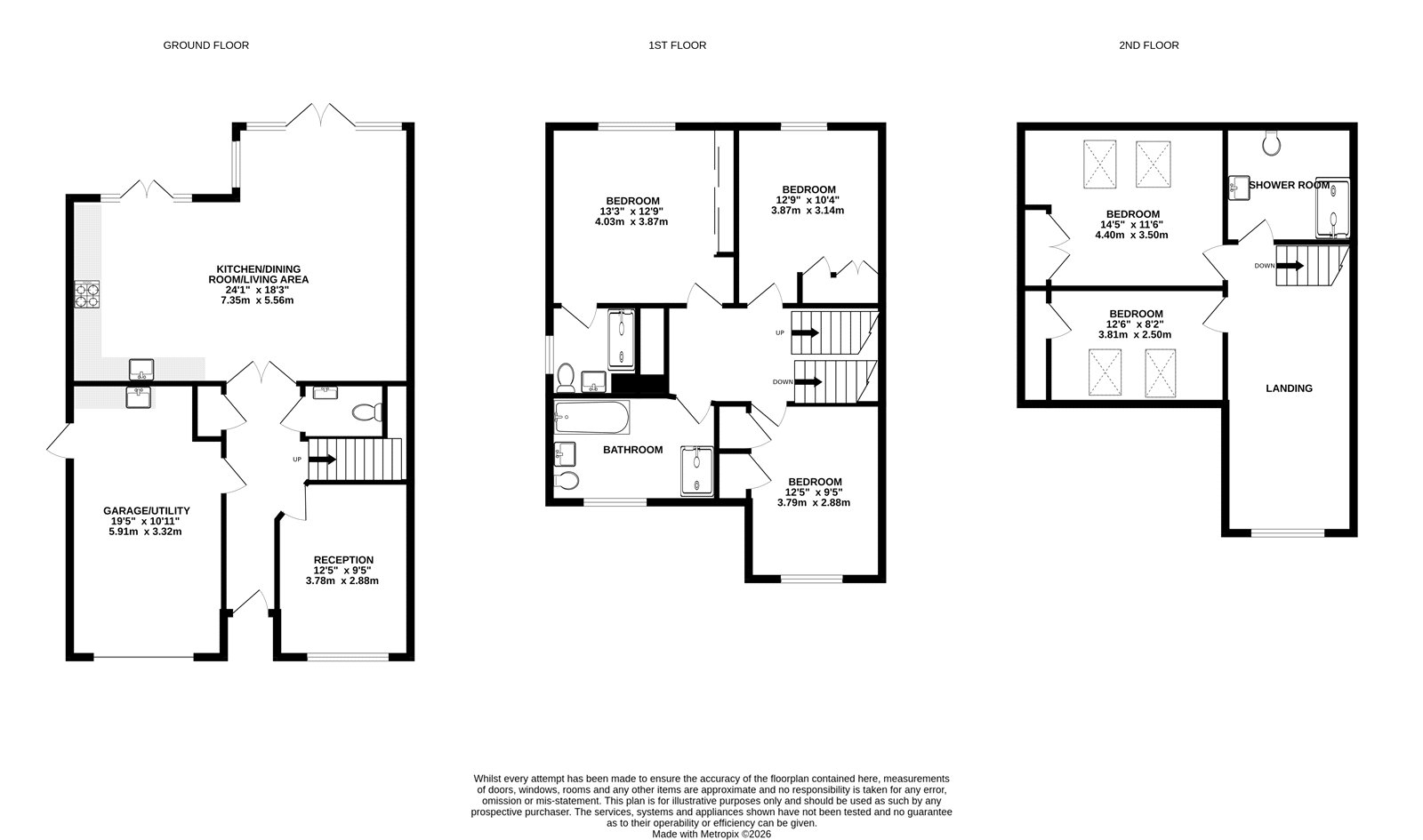 6, Russells Close, Bordon floorplan