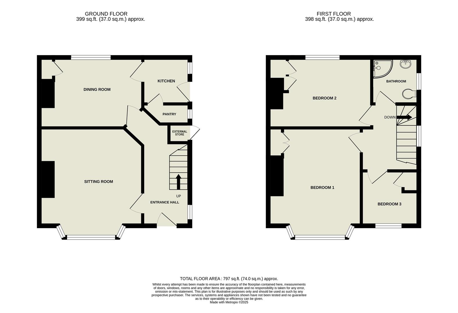 259, Leeds Road, Ilkley floorplan