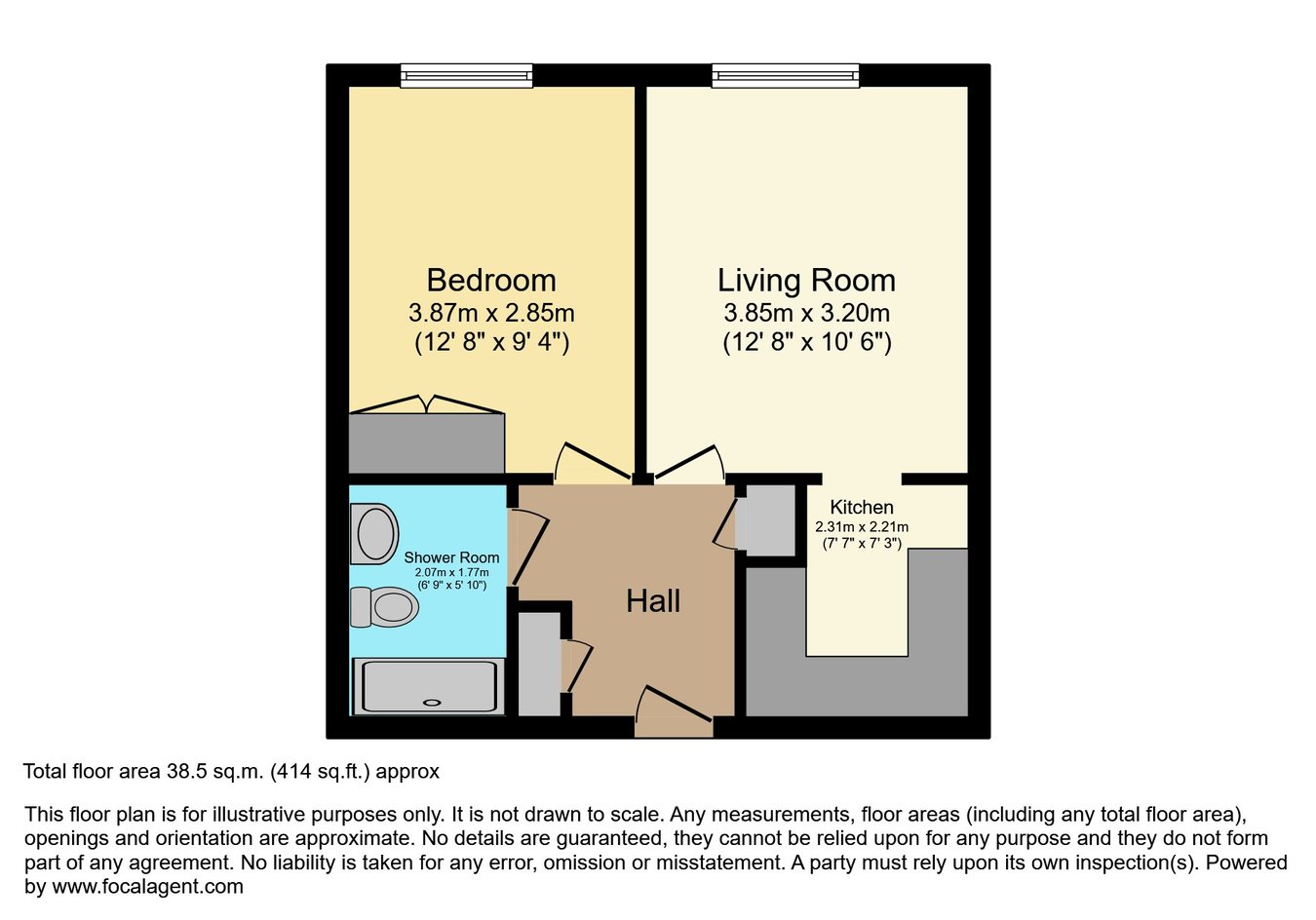 Croft House, Grosvenor Close, Poulton-le-Fylde floorplan