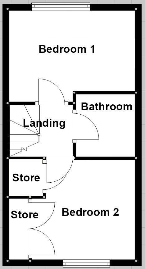 96, Station Road, Swadlincote floorplan