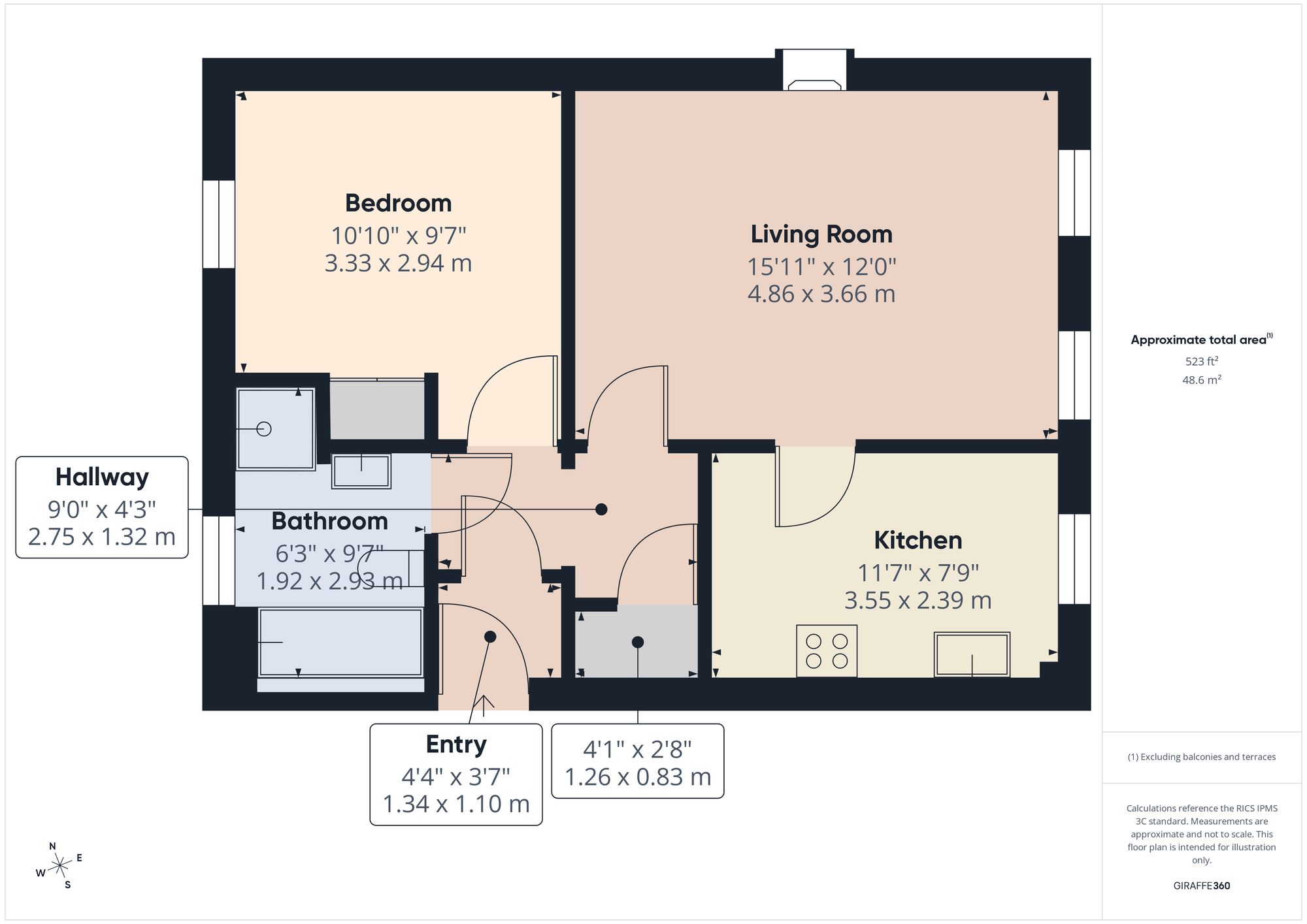 18 Merlin Court Nightingale Walk, Burntwood floorplan