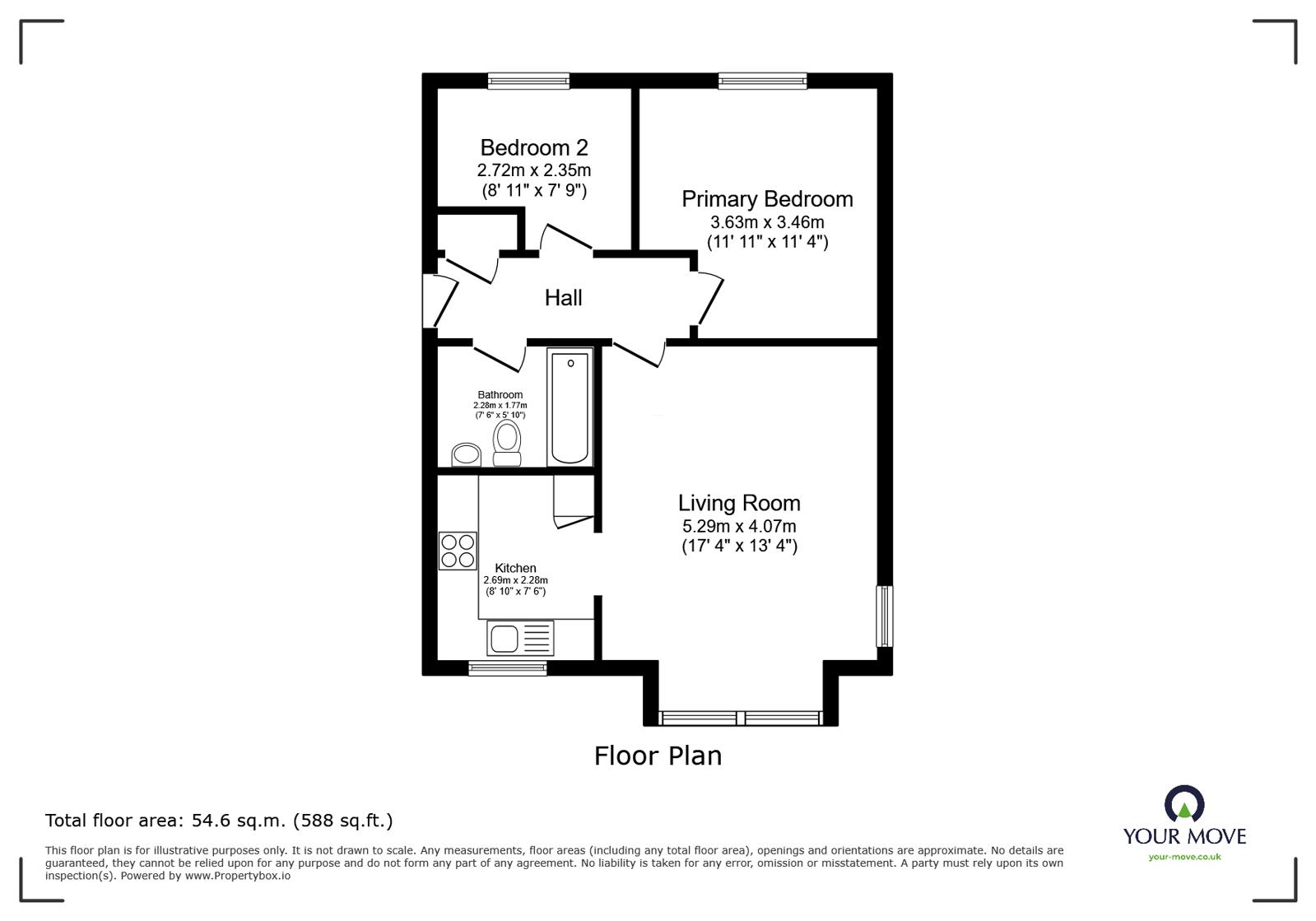 37B,, Brisco Road, Cumbria floorplan