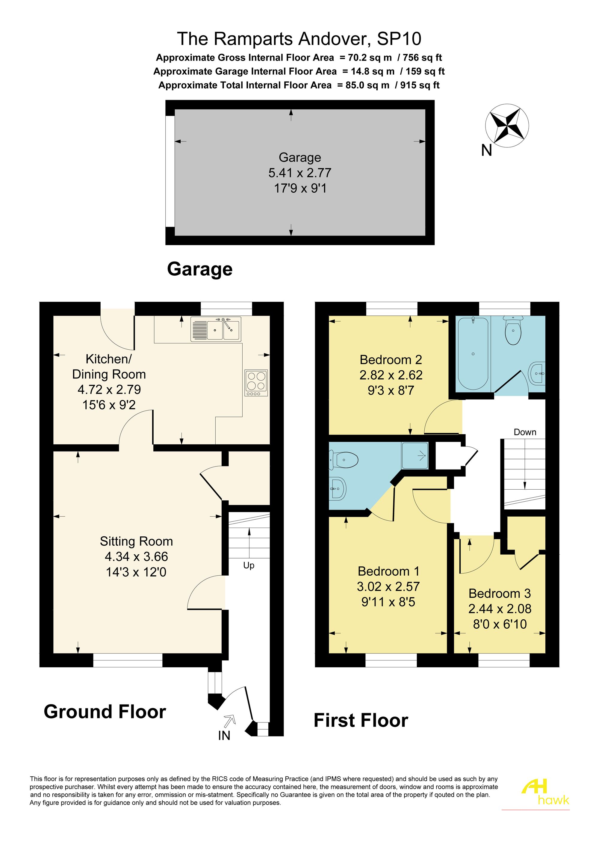 8 The Ramparts, Andover floorplan