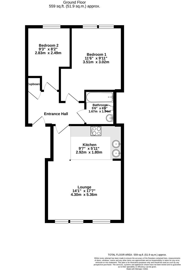 16 Vesta House, Olympian Court, York floorplan