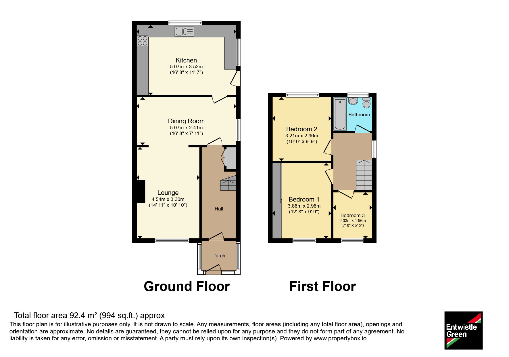 3, Broadacre, Lancaster floorplan