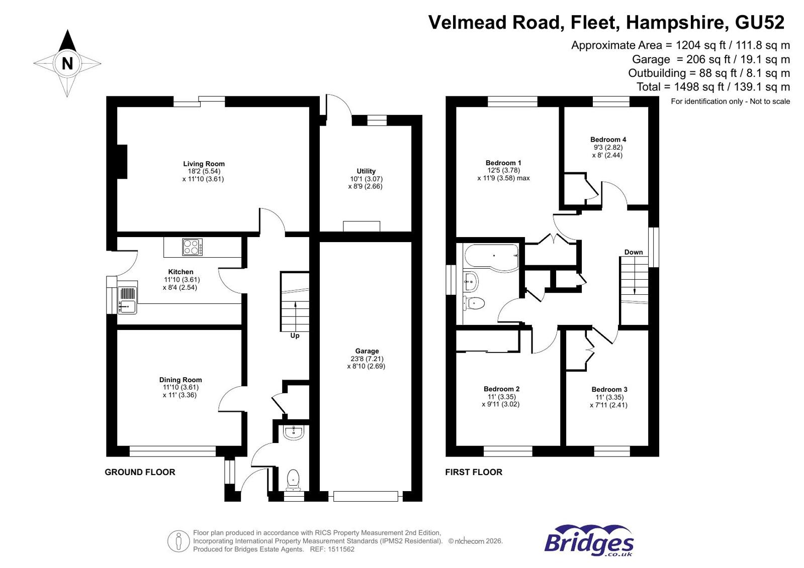 133, Velmead Road, Hampshire floorplan