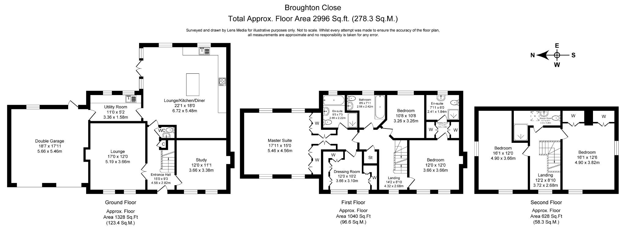 27 Broughton Close, Grappenhall, Warrington floorplan
