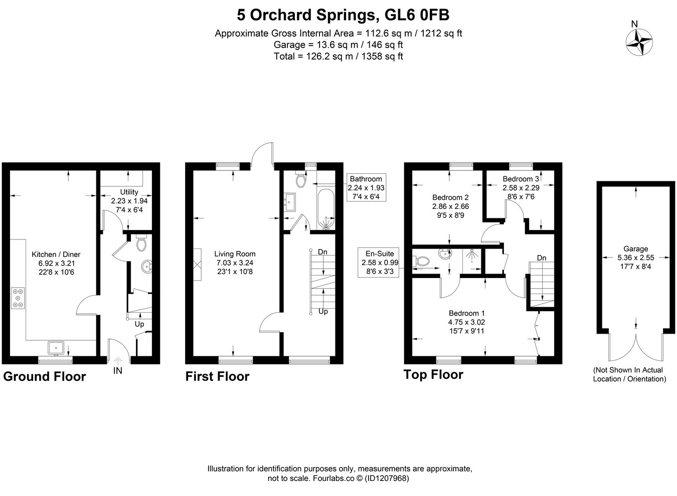 5, Orchard Springs, Nailsworth floorplan