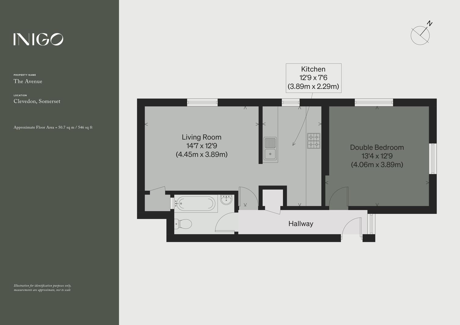 Flat 8, 15, The Avenue, Clevedon floorplan