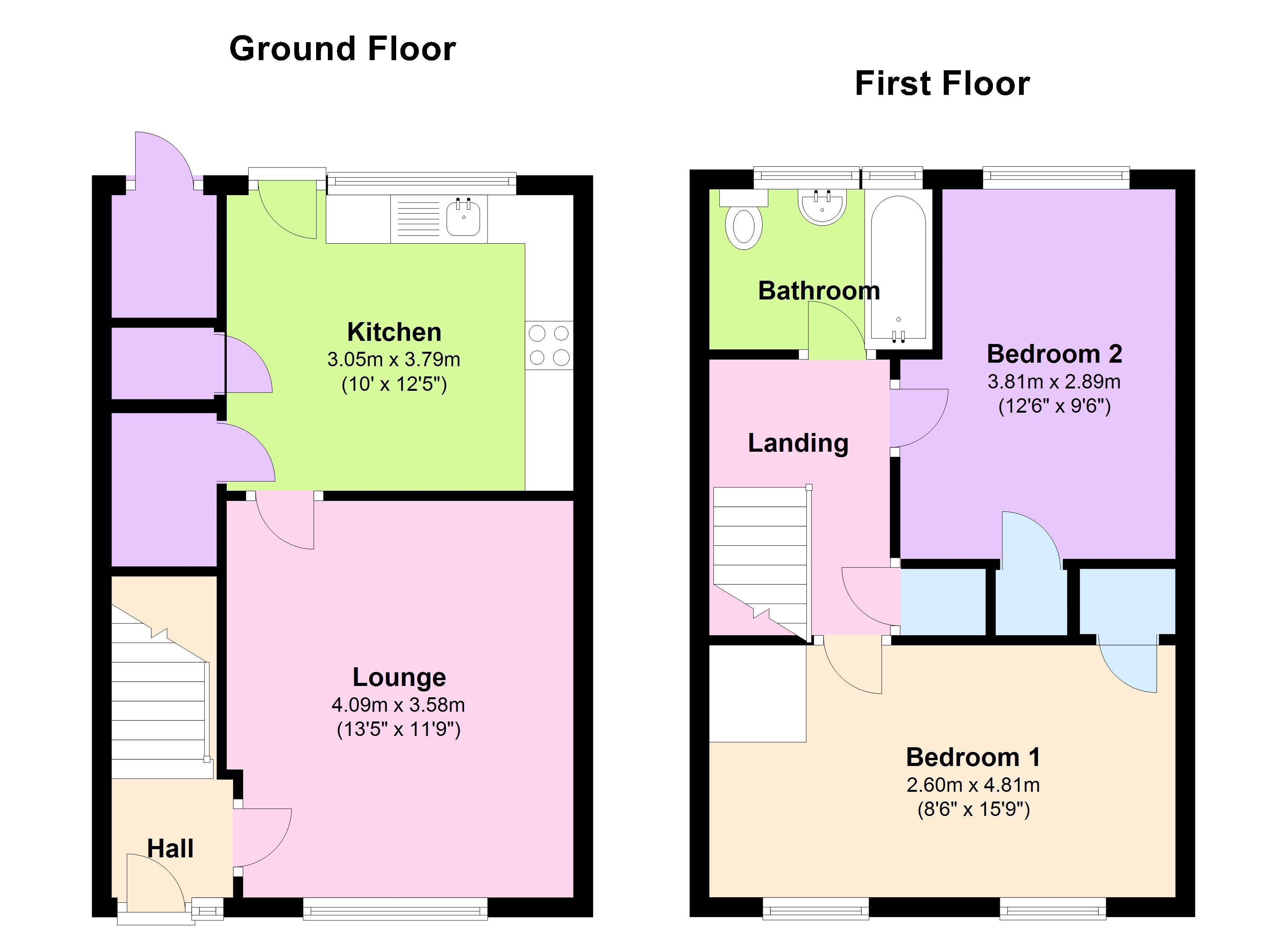 2 Bedrooms Mews house to rent in Newcastle Lane, Penkhull, Stoke On Trent, Staffordshire ST4